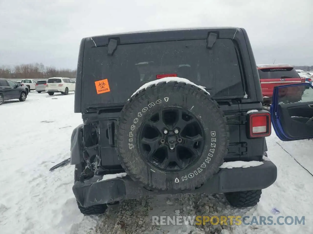 6 Photograph of a damaged car 1C4HJXDG6PW597405 JEEP WRANGLER 2023