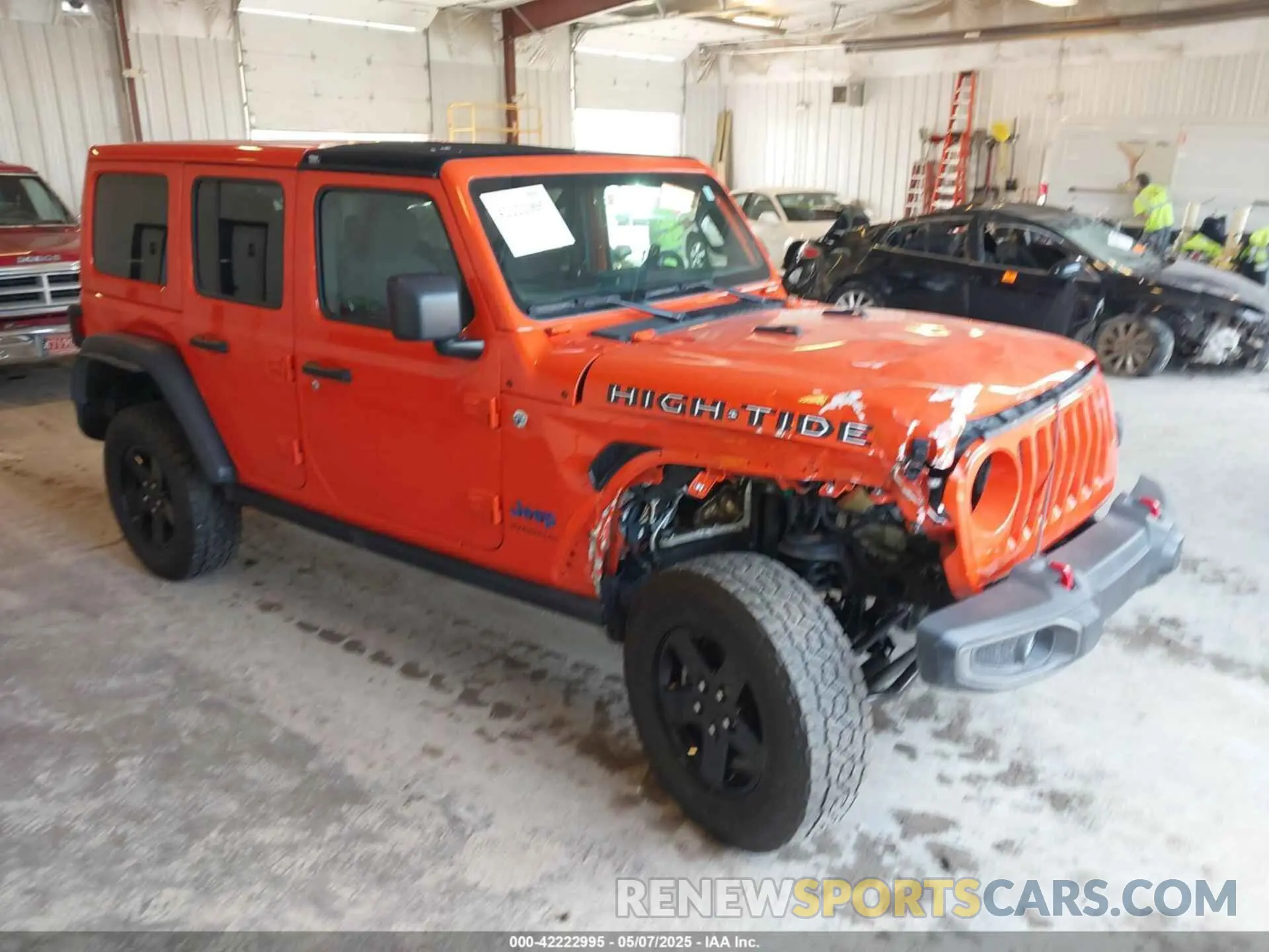1 Photograph of a damaged car 1C4HJXDG7PW676453 JEEP WRANGLER 2023