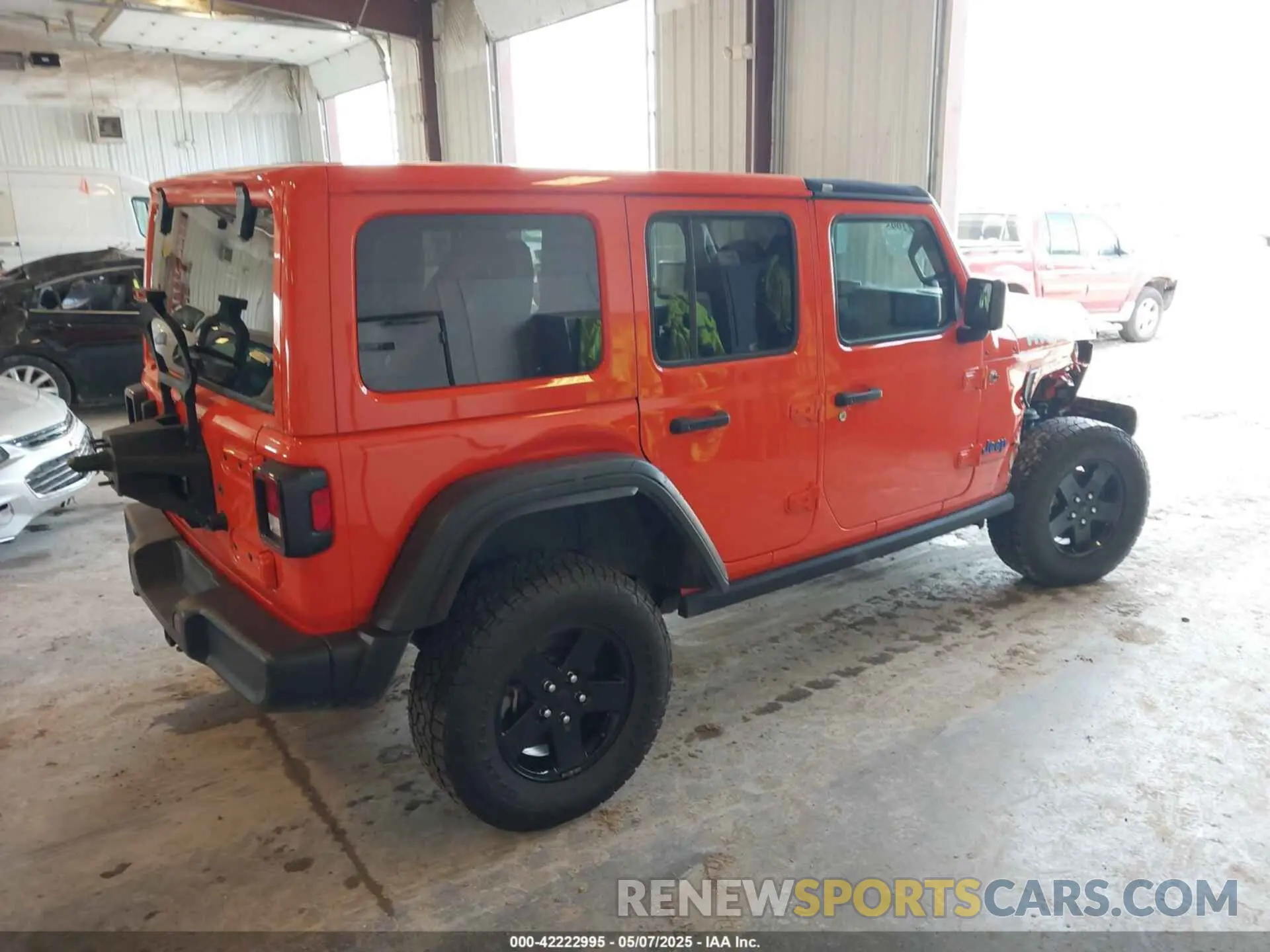 4 Photograph of a damaged car 1C4HJXDG7PW676453 JEEP WRANGLER 2023
