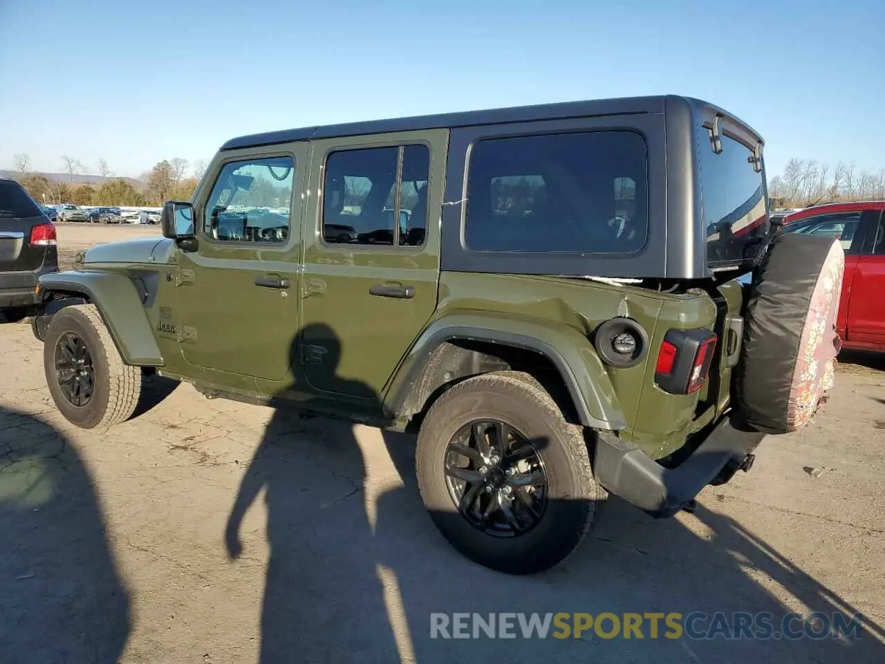 2 Photograph of a damaged car 1C4HJXDG8PW562526 JEEP WRANGLER 2023