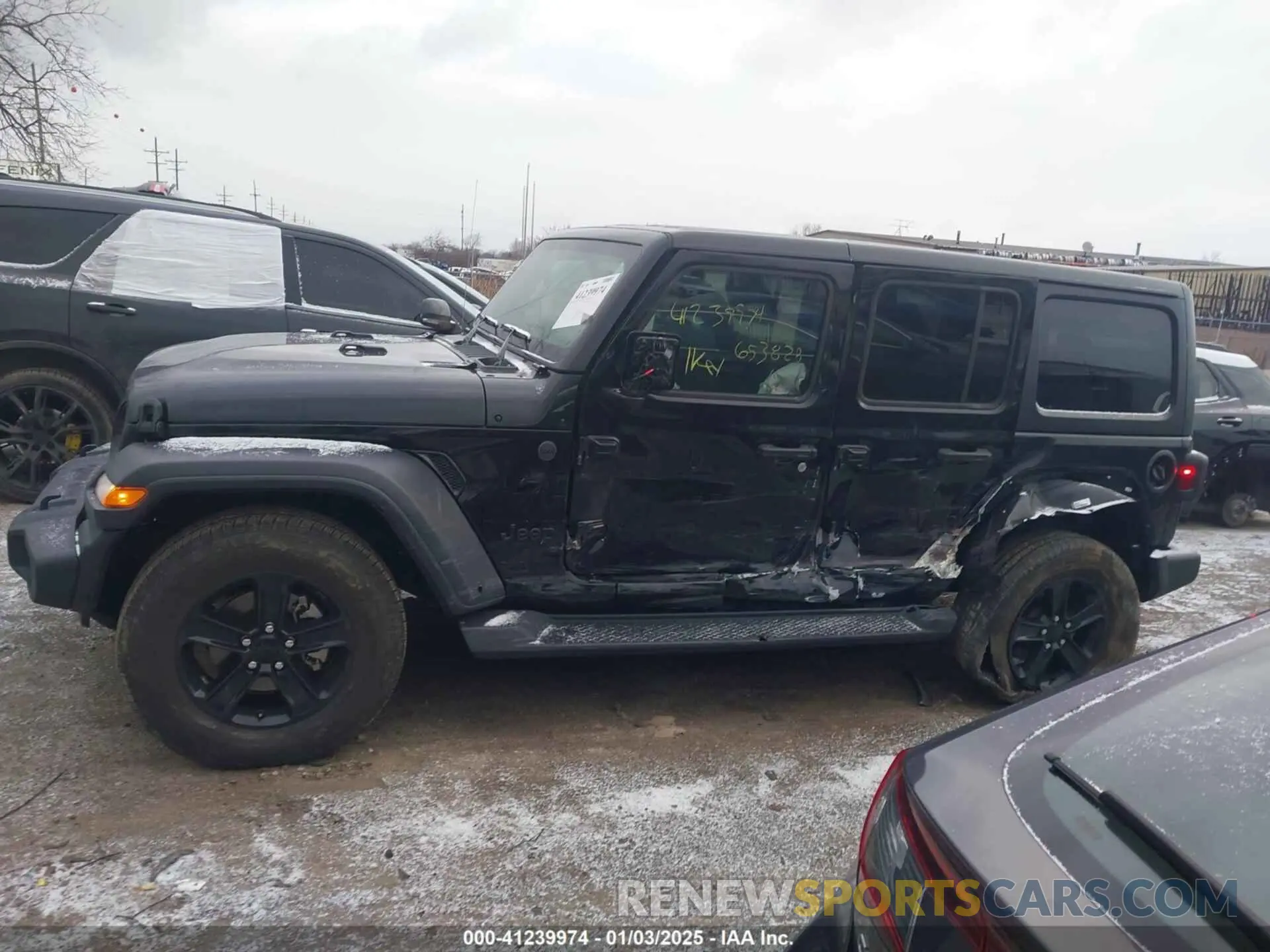 14 Photograph of a damaged car 1C4HJXDG8PW653828 JEEP WRANGLER 2023