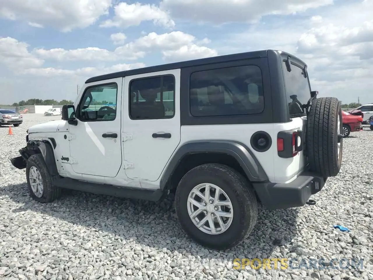2 Photograph of a damaged car 1C4HJXDG9PW618327 JEEP WRANGLER 2023