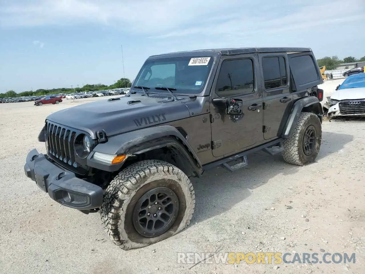 1 Photograph of a damaged car 1C4HJXDGXPW526093 JEEP WRANGLER 2023