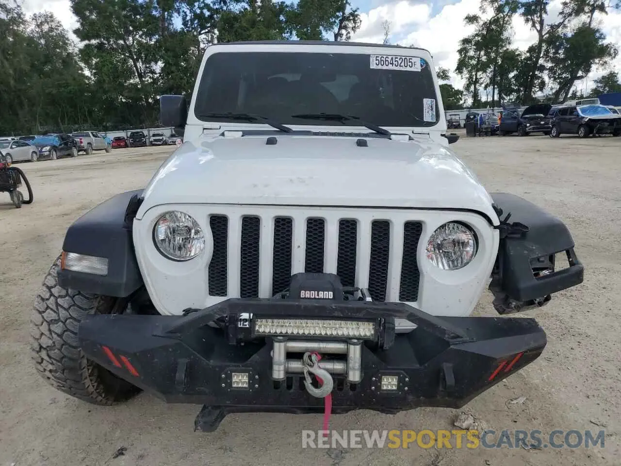 5 Photograph of a damaged car 1C4HJXDGXPW596127 JEEP WRANGLER 2023