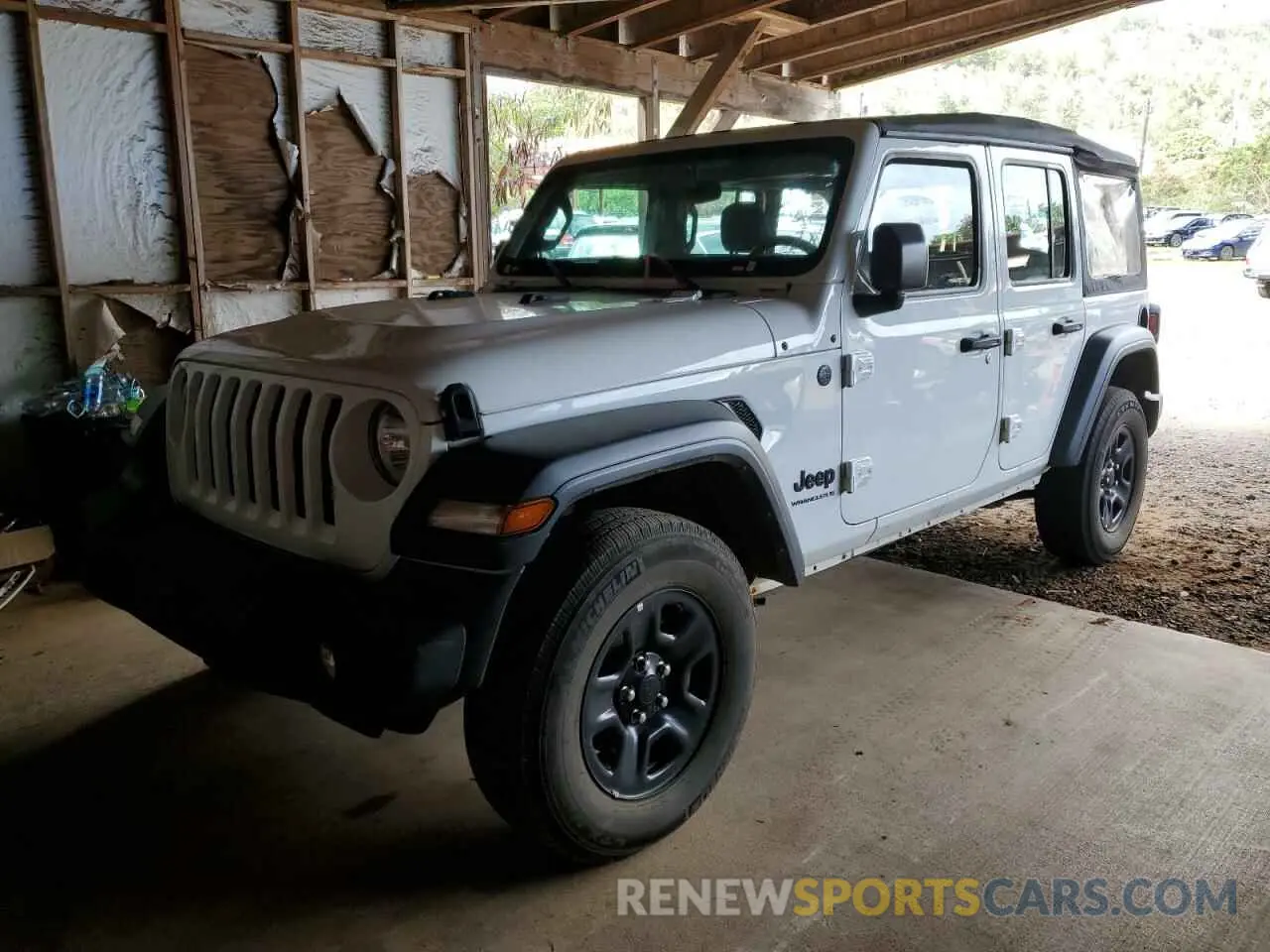 1 Photograph of a damaged car 1C4HJXDGXPW697782 JEEP WRANGLER 2023