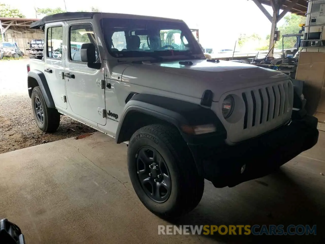 4 Photograph of a damaged car 1C4HJXDGXPW697782 JEEP WRANGLER 2023