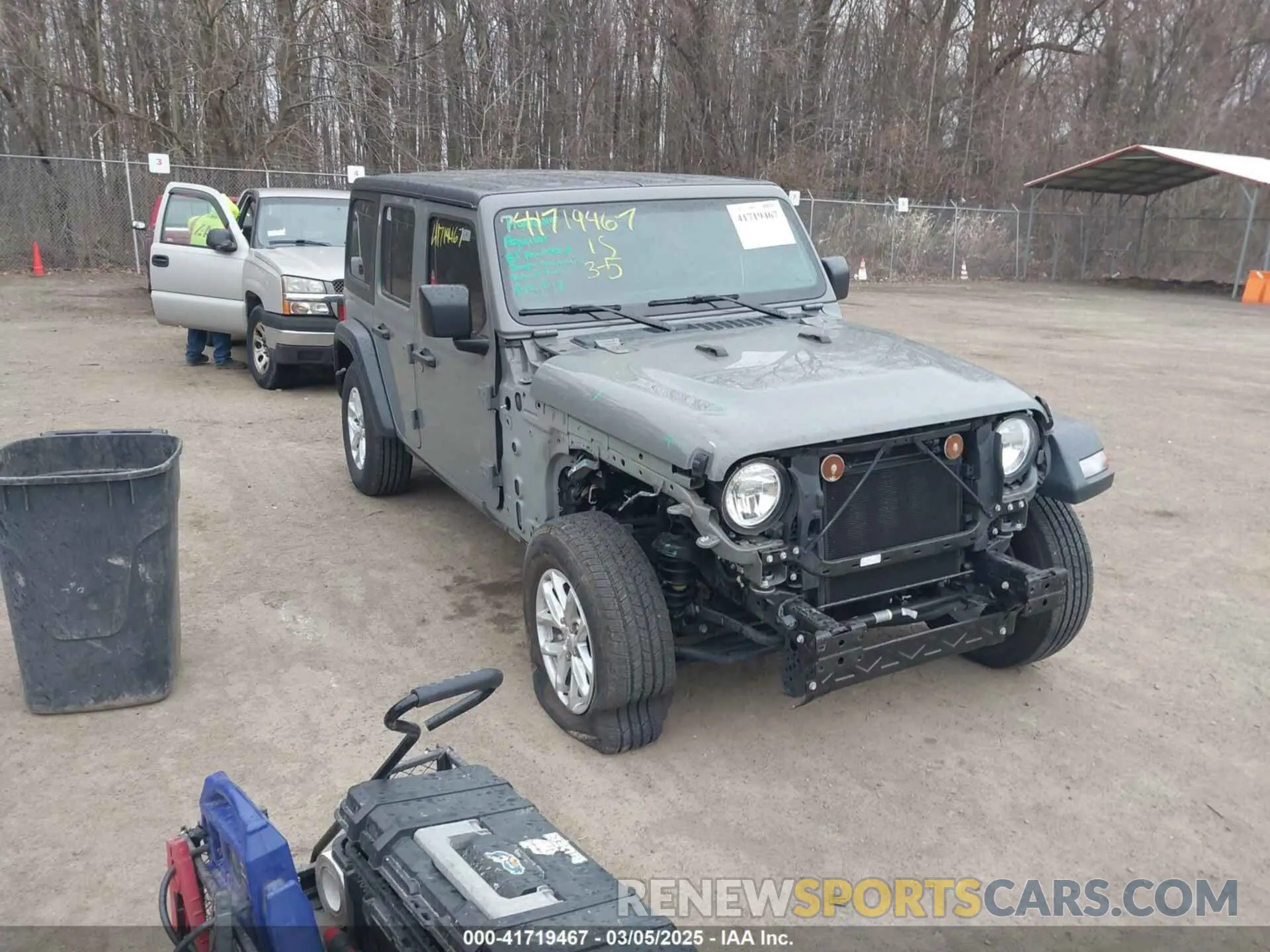 1 Photograph of a damaged car 1C4HJXDN0PW638934 JEEP WRANGLER 2023