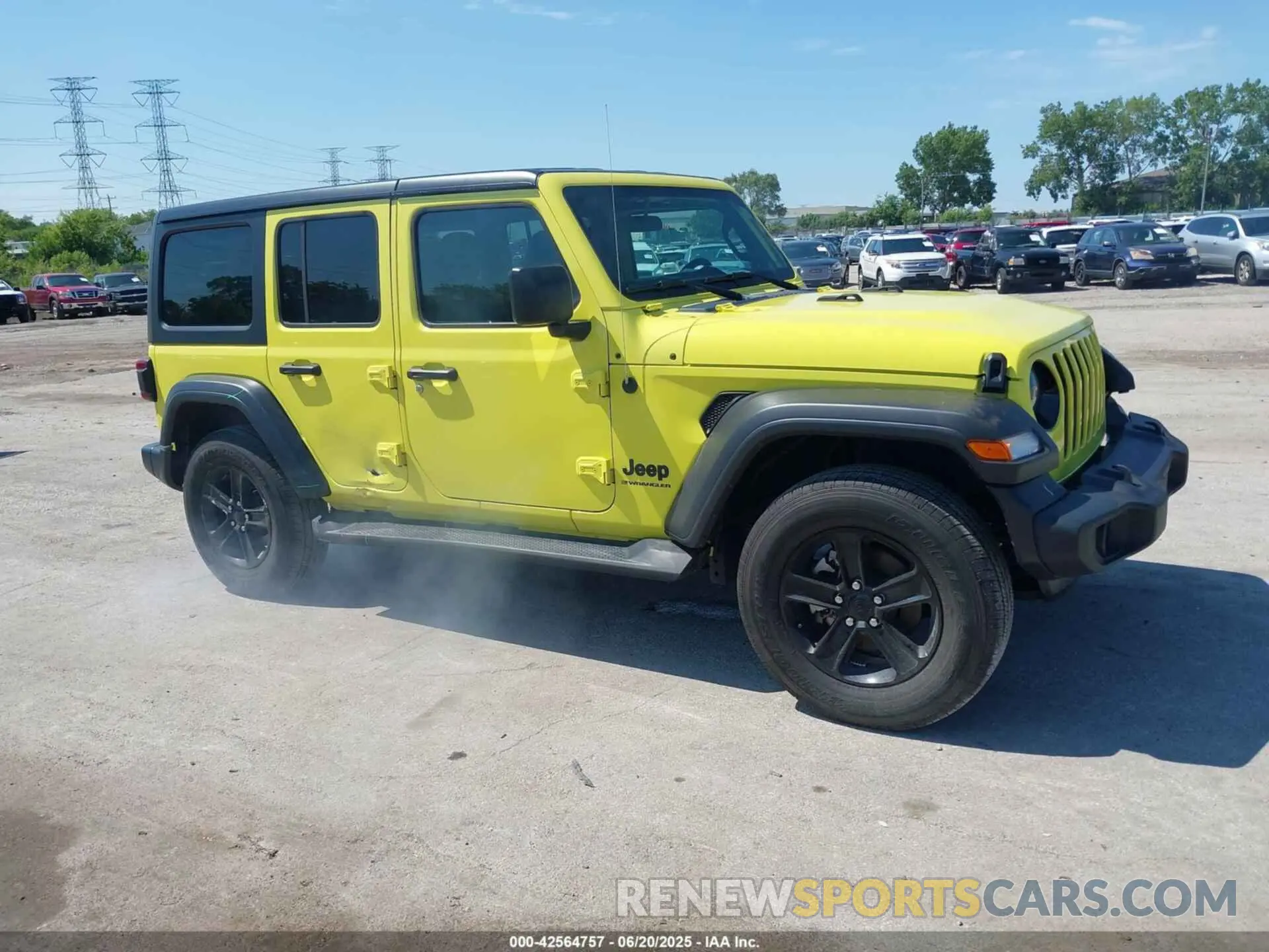 1 Photograph of a damaged car 1C4HJXDN1PW543105 JEEP WRANGLER 2023