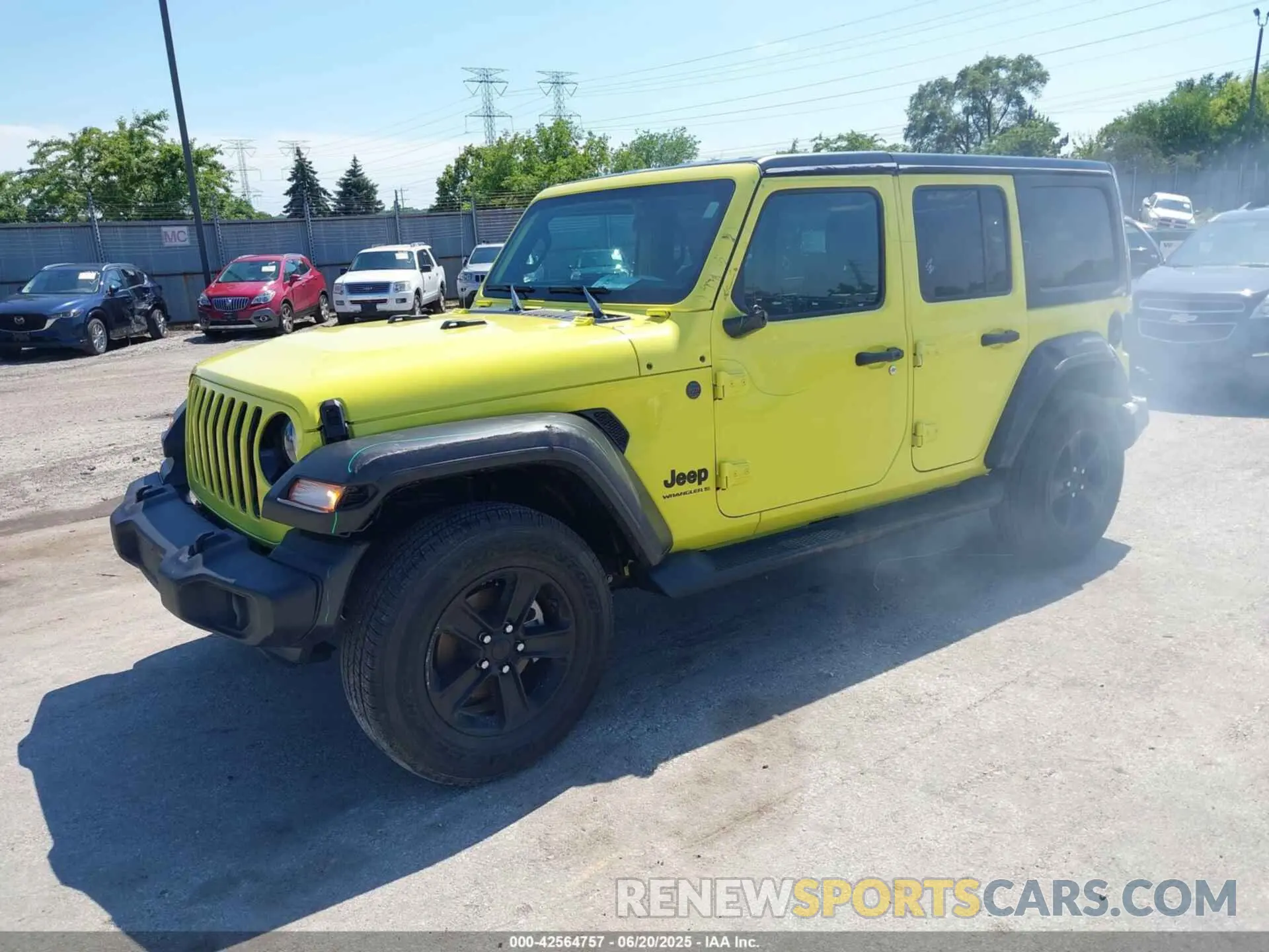 2 Photograph of a damaged car 1C4HJXDN1PW543105 JEEP WRANGLER 2023