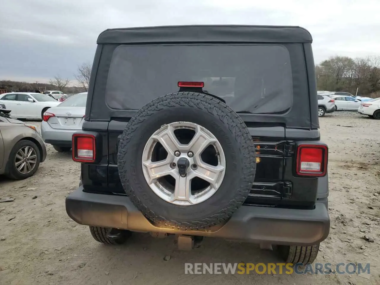 6 Photograph of a damaged car 1C4HJXDN1PW596242 JEEP WRANGLER 2023