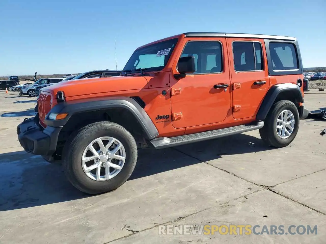 1 Photograph of a damaged car 1C4HJXDN2PW686743 JEEP WRANGLER 2023