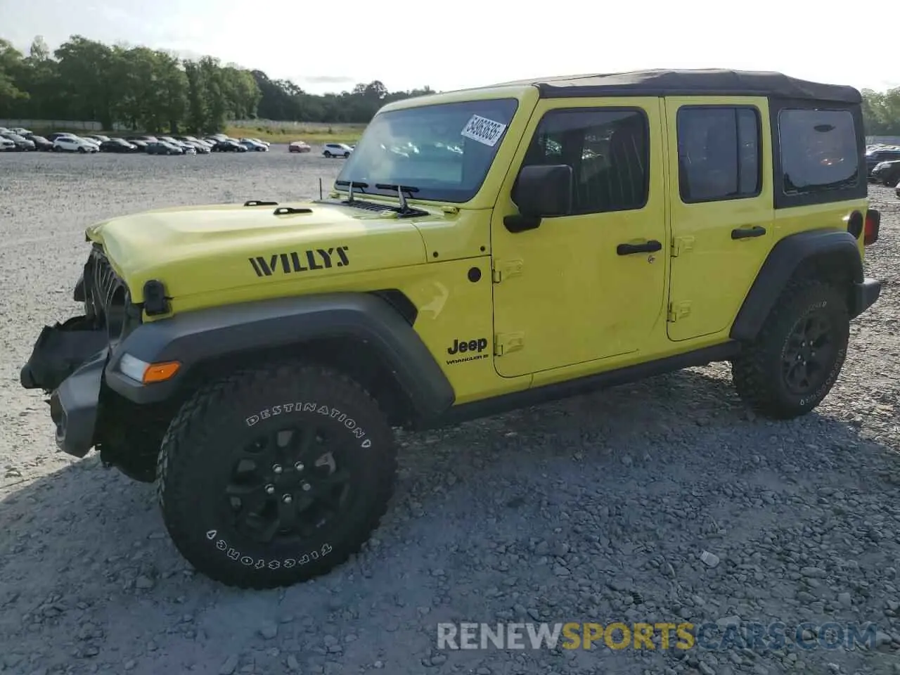1 Photograph of a damaged car 1C4HJXDN3PW543719 JEEP WRANGLER 2023