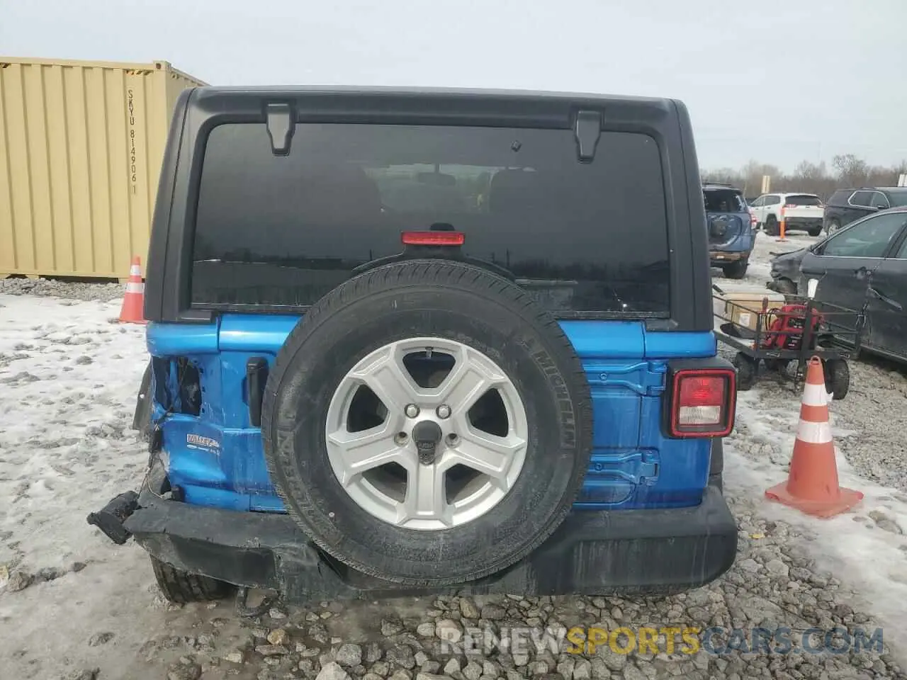 6 Photograph of a damaged car 1C4HJXDN5PW573692 JEEP WRANGLER 2023