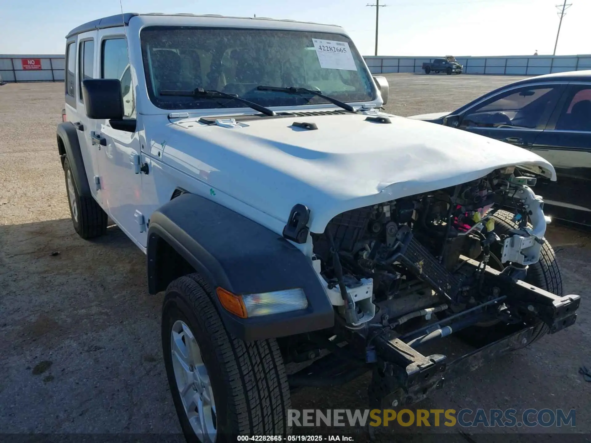 1 Photograph of a damaged car 1C4HJXDN5PW574731 JEEP WRANGLER 2023