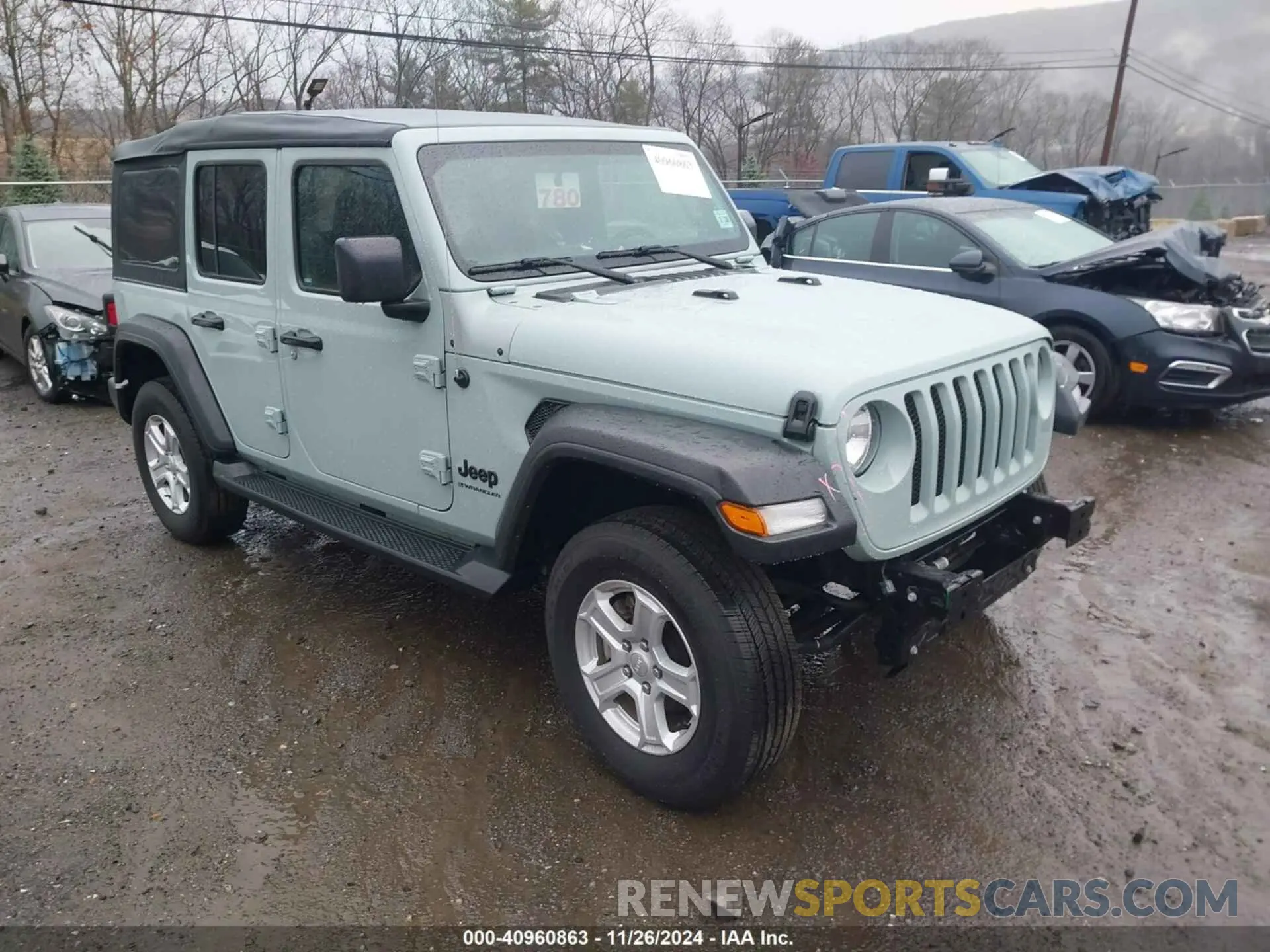 1 Photograph of a damaged car 1C4HJXDN5PW609316 JEEP WRANGLER 2023