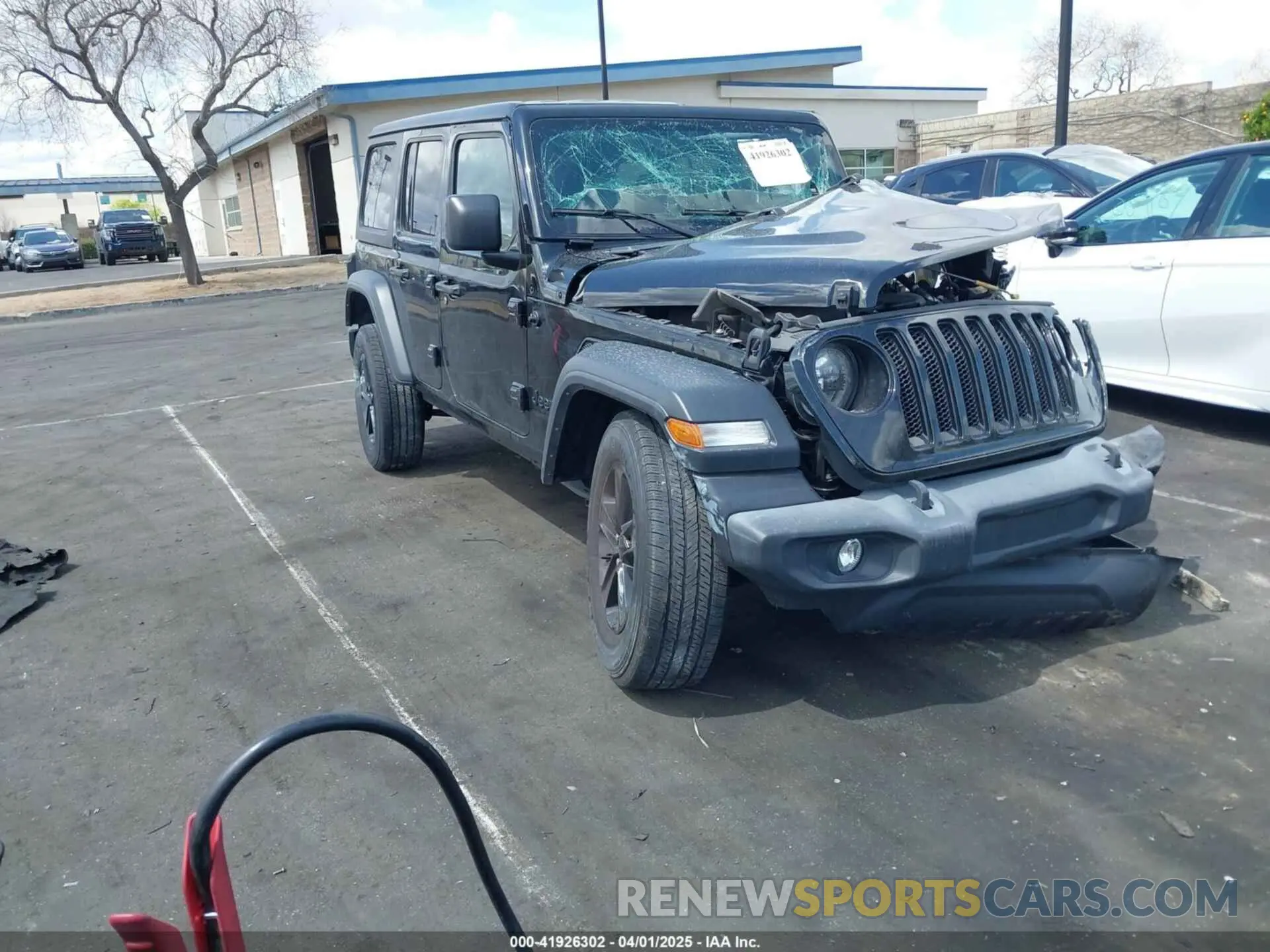 1 Photograph of a damaged car 1C4HJXDN5PW634233 JEEP WRANGLER 2023