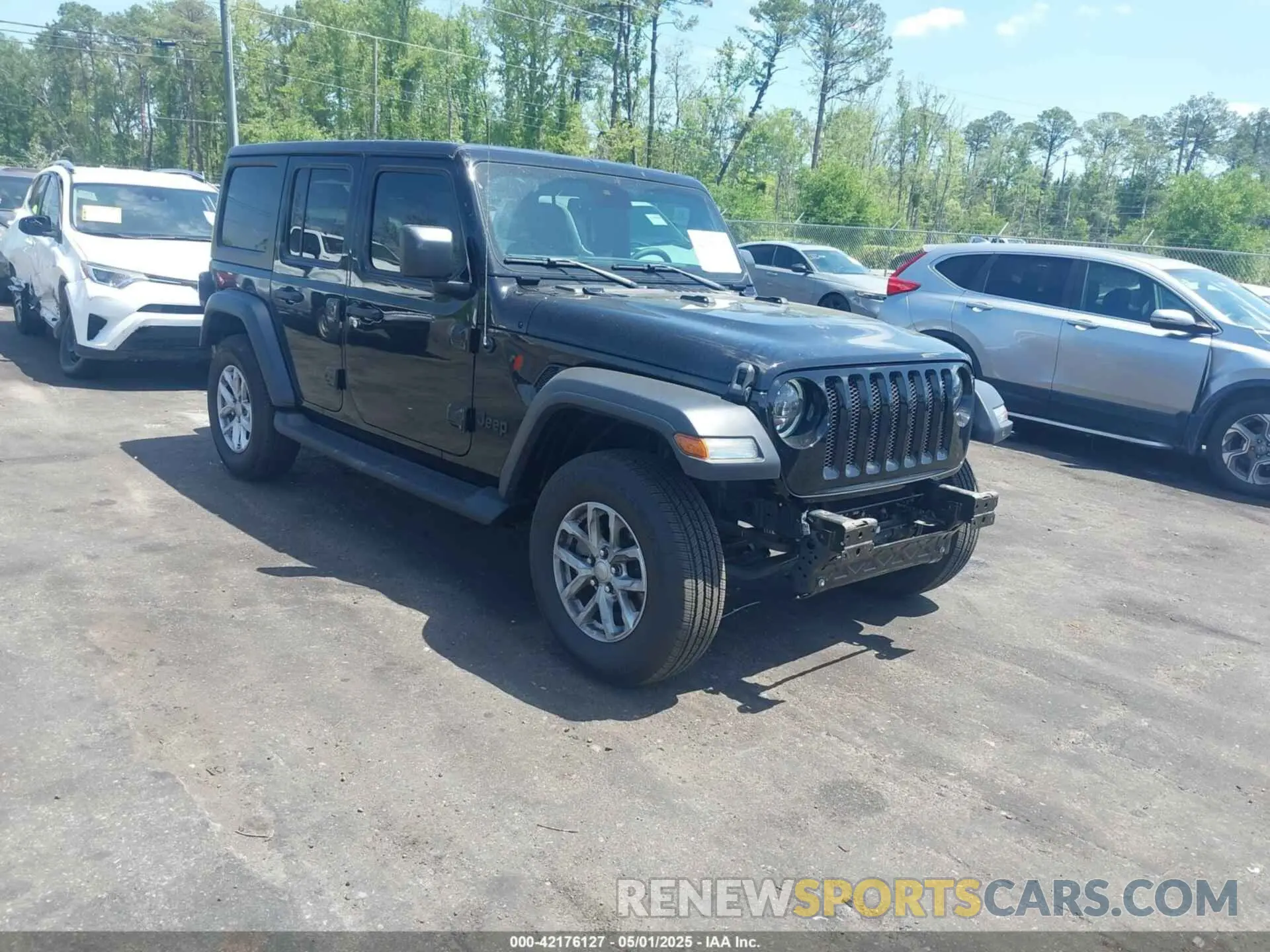 1 Photograph of a damaged car 1C4HJXDN5PW671167 JEEP WRANGLER 2023