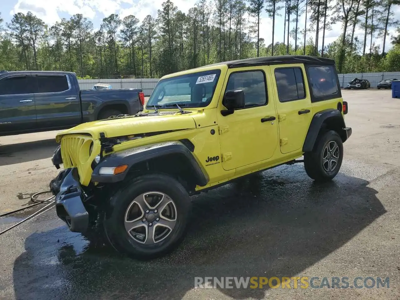 1 Photograph of a damaged car 1C4HJXDN5PW674652 JEEP WRANGLER 2023