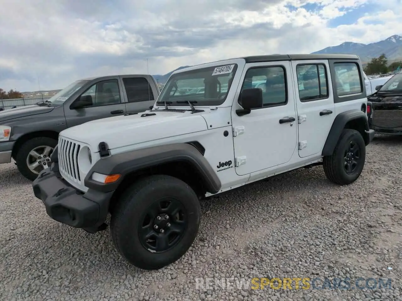 1 Photograph of a damaged car 1C4HJXDN5PW678653 JEEP WRANGLER 2023