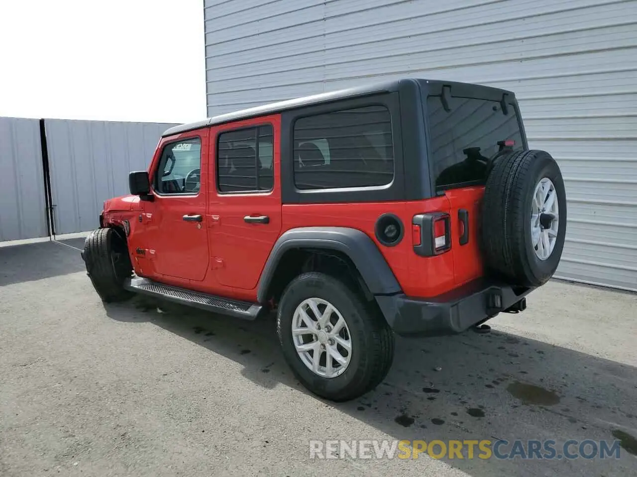 2 Photograph of a damaged car 1C4HJXDN5PW687059 JEEP WRANGLER 2023