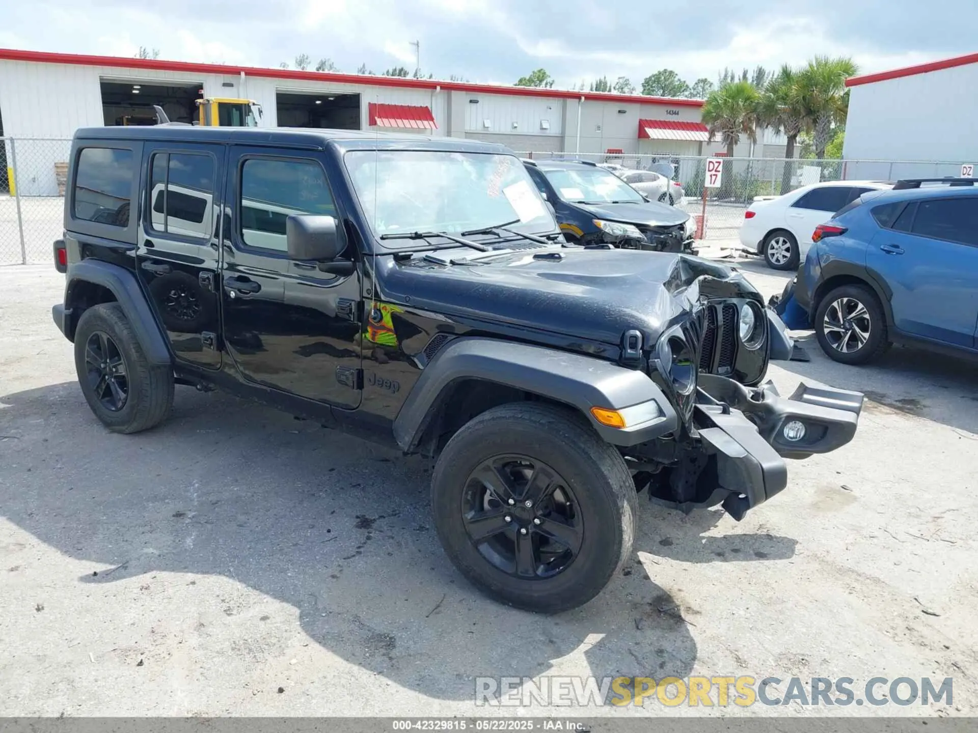 1 Photograph of a damaged car 1C4HJXDN6PW587472 JEEP WRANGLER 2023