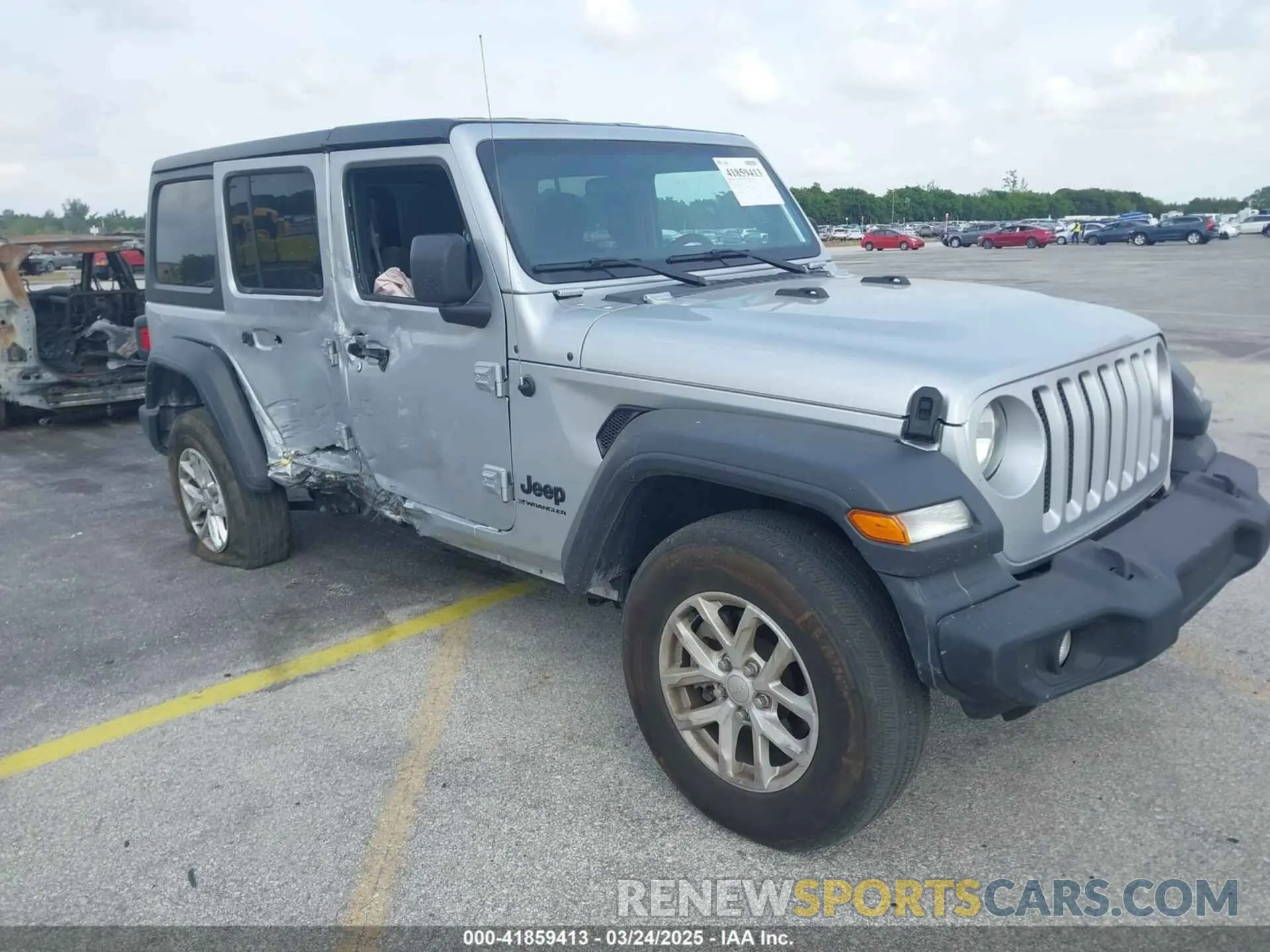 1 Photograph of a damaged car 1C4HJXDNXPW702199 JEEP WRANGLER 2023