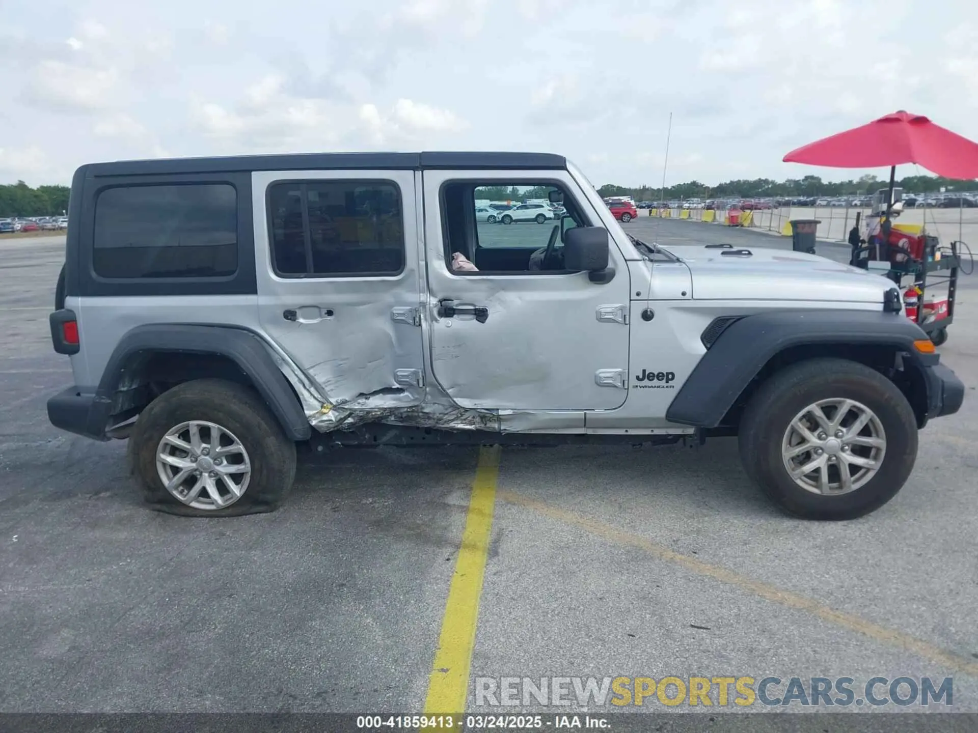13 Photograph of a damaged car 1C4HJXDNXPW702199 JEEP WRANGLER 2023