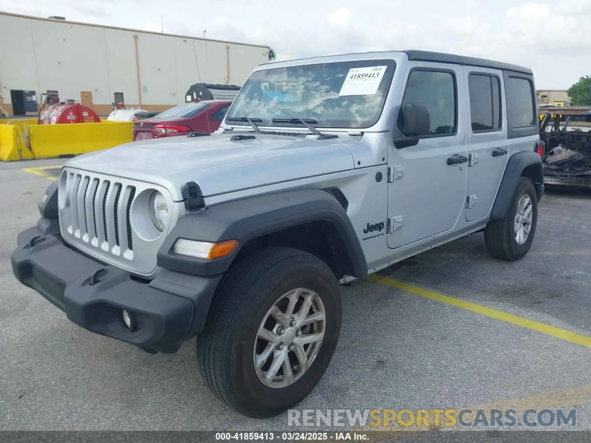 2 Photograph of a damaged car 1C4HJXDNXPW702199 JEEP WRANGLER 2023