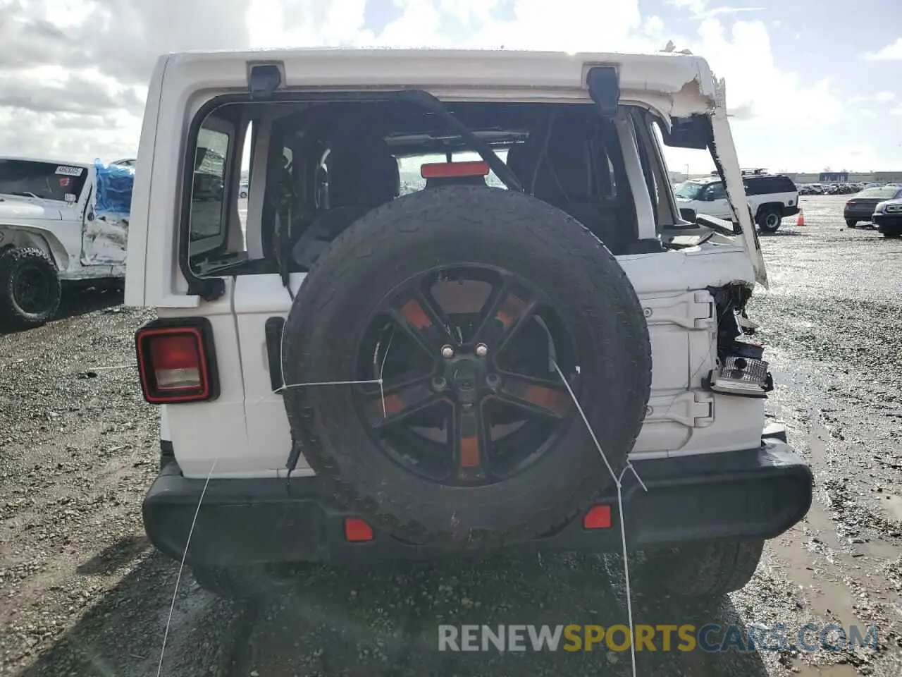 6 Photograph of a damaged car 1C4HJXEG5PW581632 JEEP WRANGLER 2023