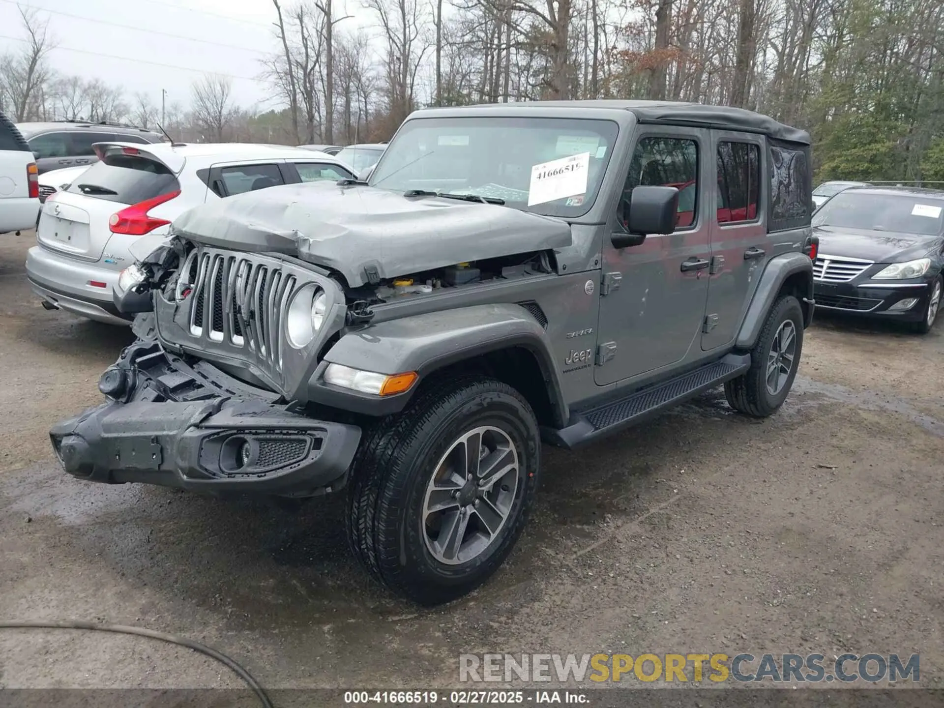 2 Photograph of a damaged car 1C4HJXEG7PW667976 JEEP WRANGLER 2023