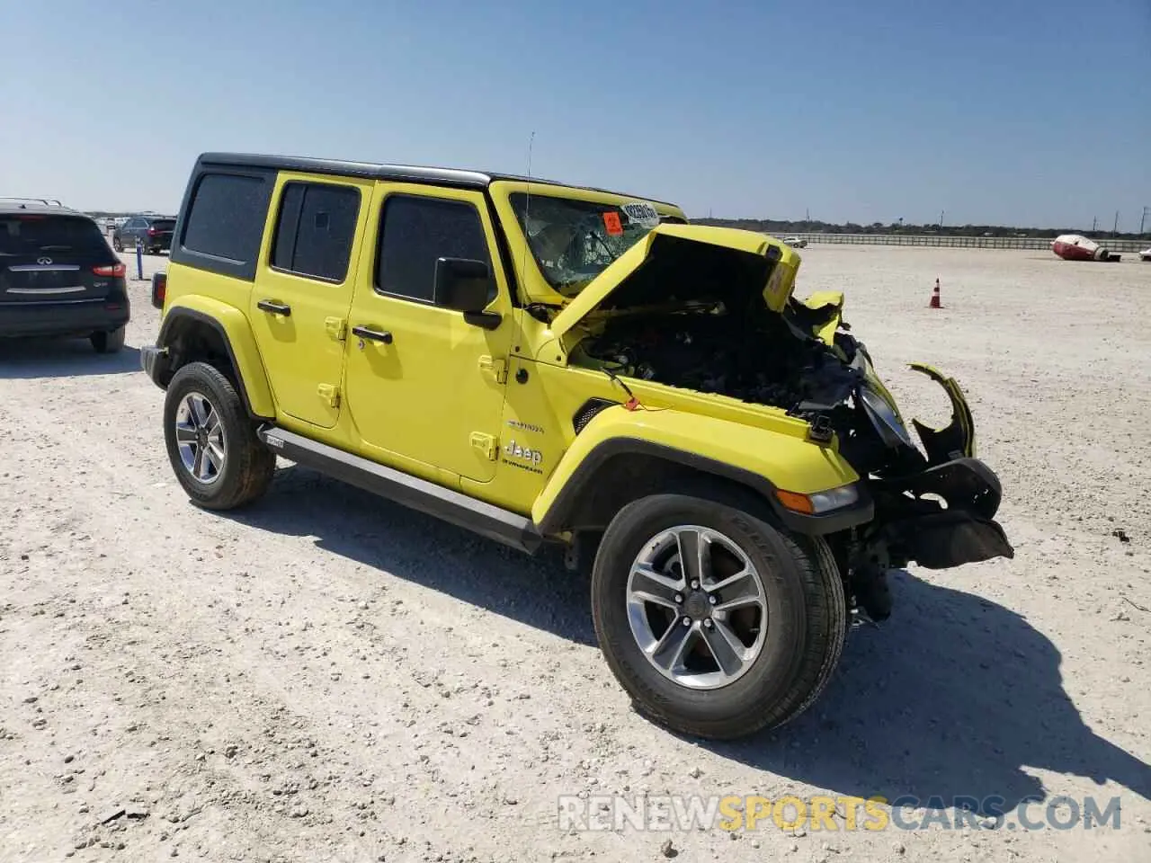 4 Photograph of a damaged car 1C4HJXEM1PW574571 JEEP WRANGLER 2023