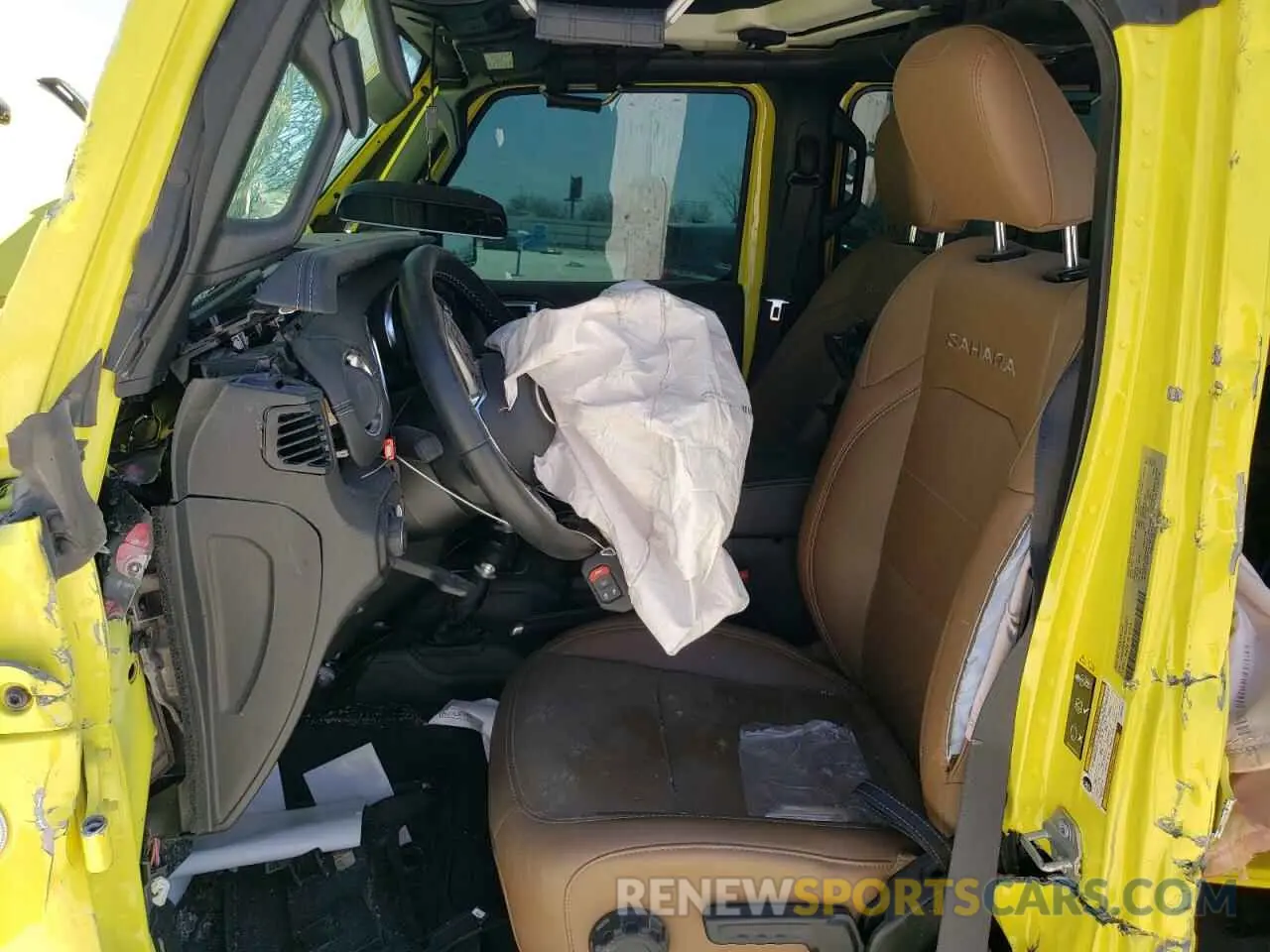 7 Photograph of a damaged car 1C4HJXEM1PW574571 JEEP WRANGLER 2023