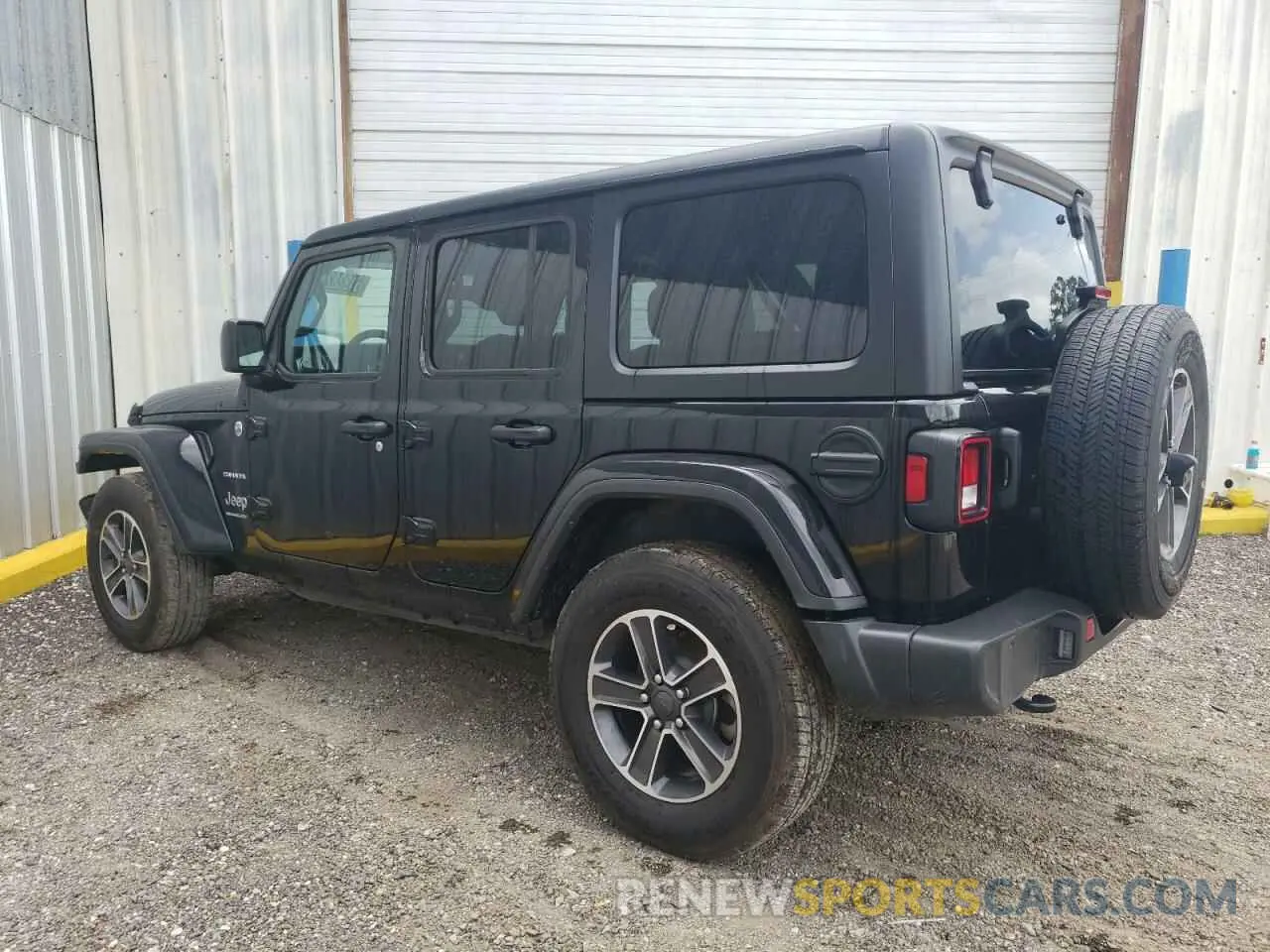 2 Photograph of a damaged car 1C4HJXEN4PW693143 JEEP WRANGLER 2023