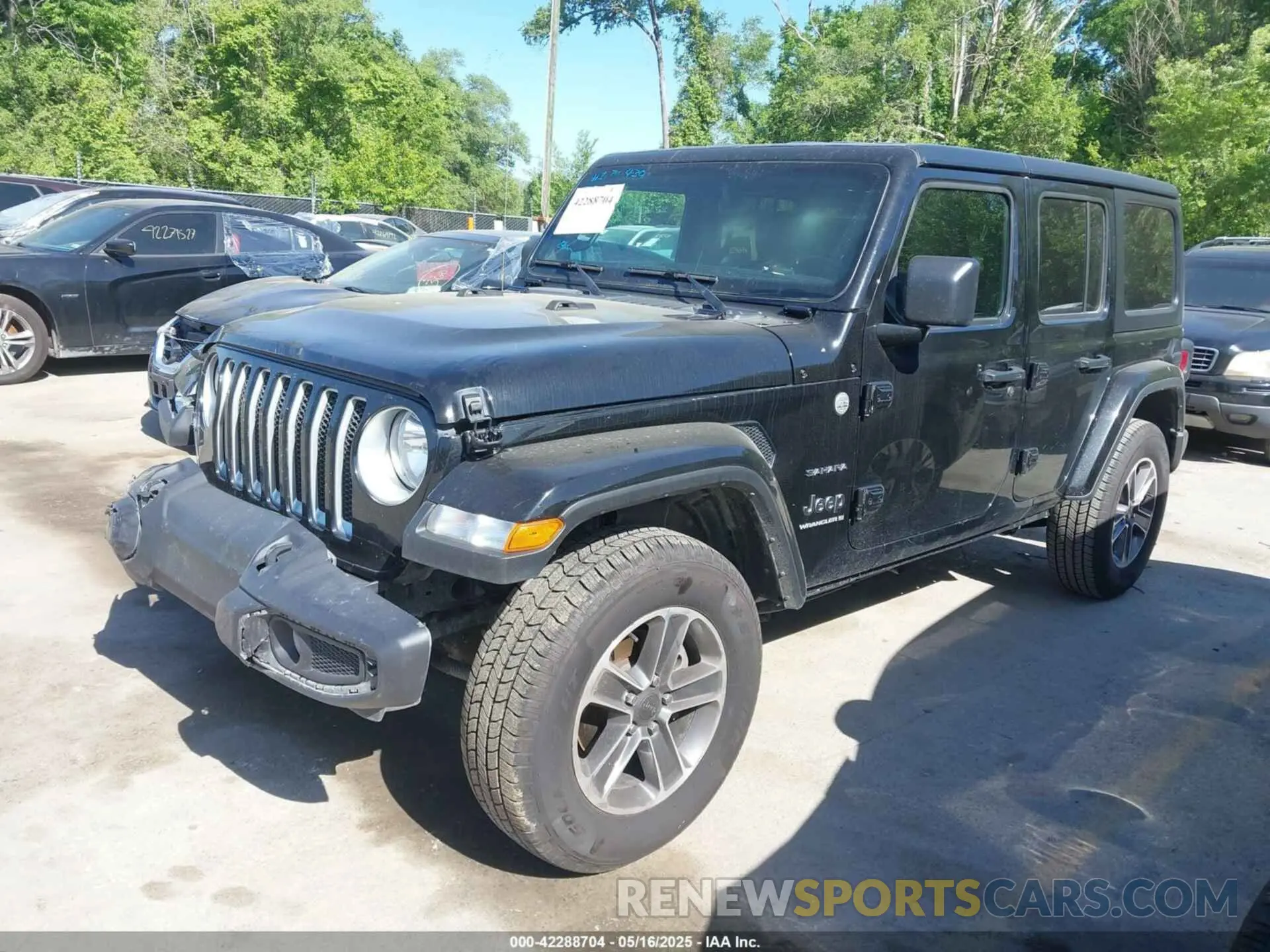 2 Photograph of a damaged car 1C4HJXEN5PW702268 JEEP WRANGLER 2023