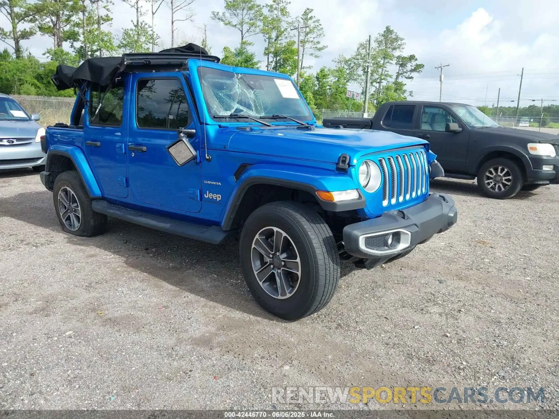 1 Photograph of a damaged car 1C4HJXEN6PW686565 JEEP WRANGLER 2023