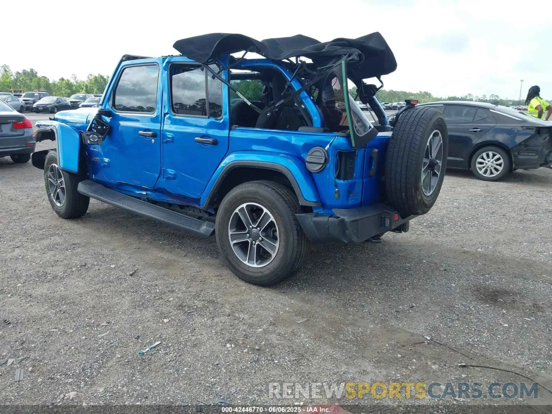 3 Photograph of a damaged car 1C4HJXEN6PW686565 JEEP WRANGLER 2023