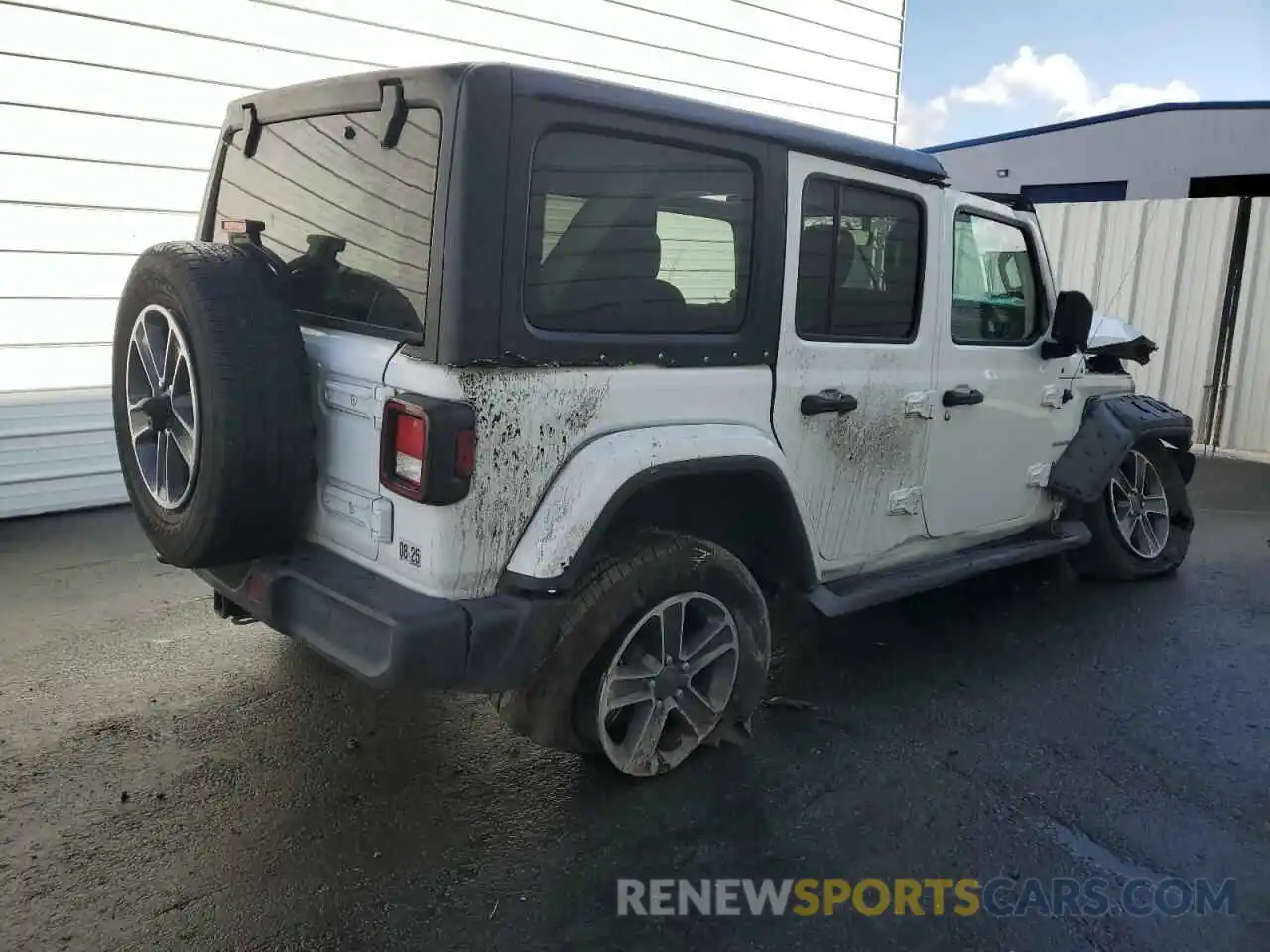 3 Photograph of a damaged car 1C4HJXEN6PW692981 JEEP WRANGLER 2023