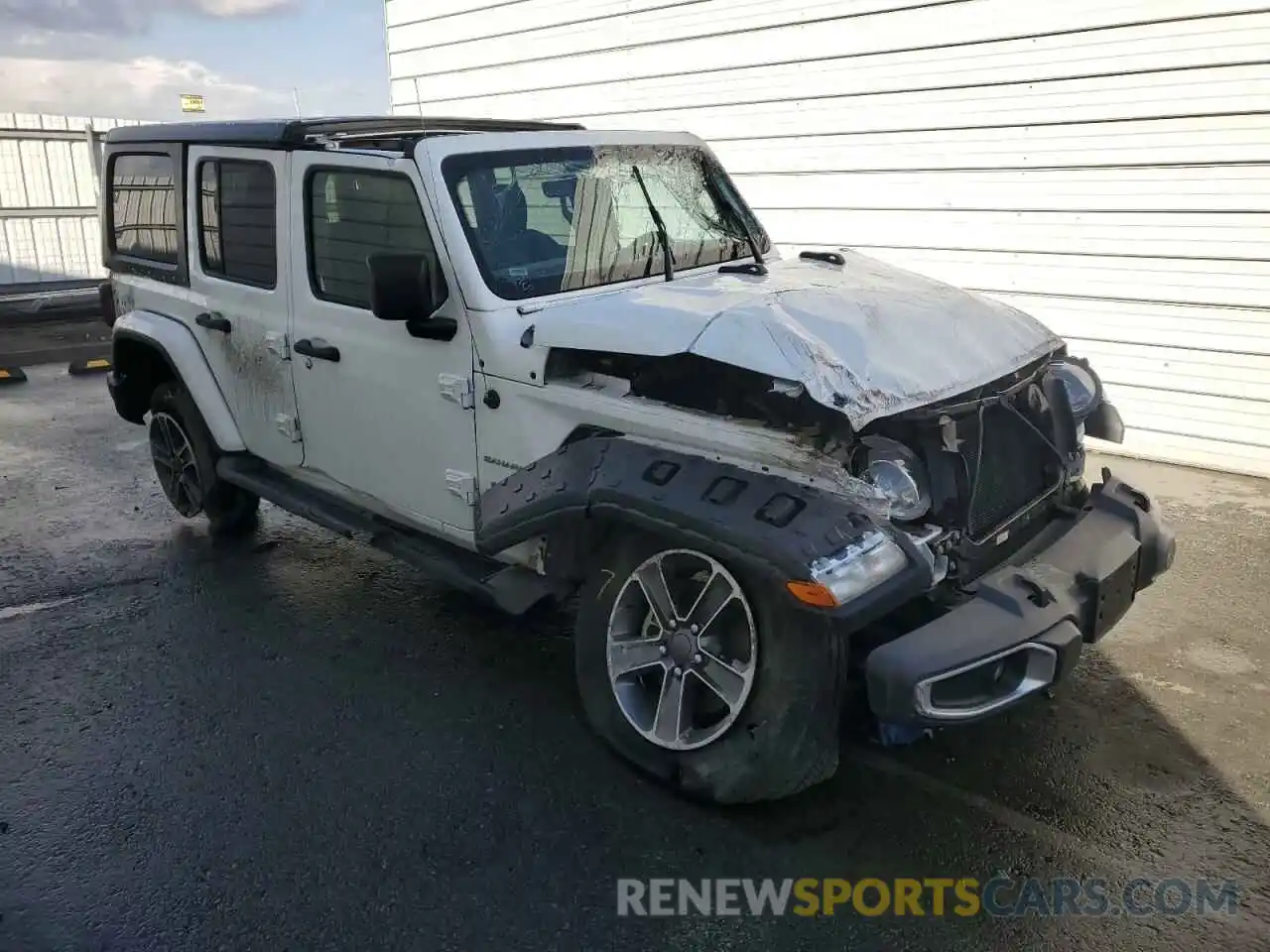 4 Photograph of a damaged car 1C4HJXEN6PW692981 JEEP WRANGLER 2023