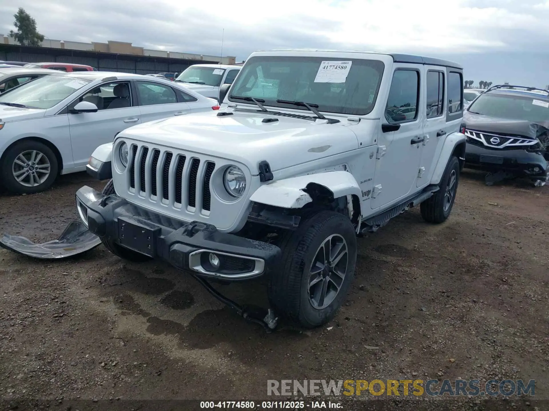 2 Photograph of a damaged car 1C4HJXEN7PW701607 JEEP WRANGLER 2023