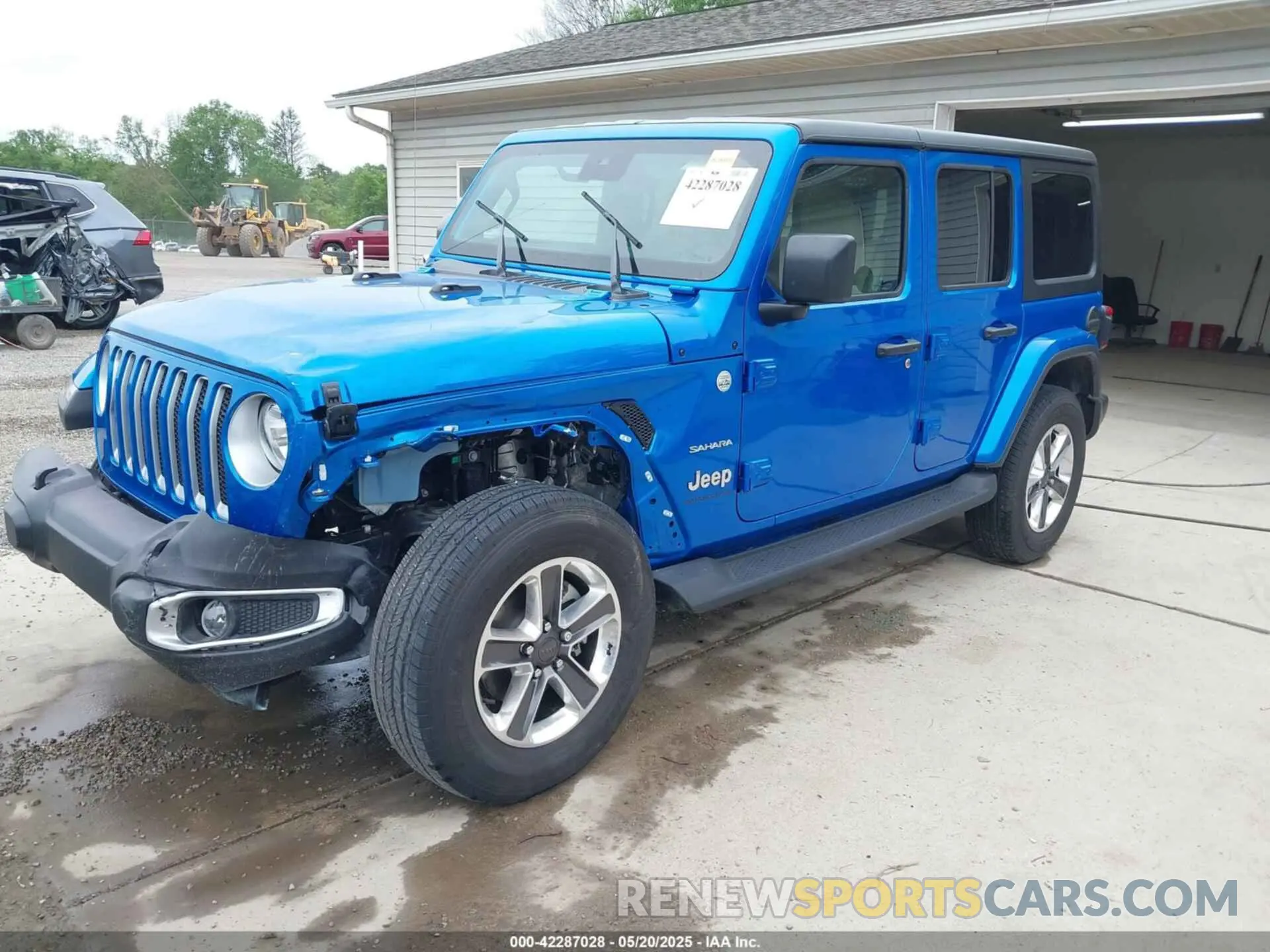 2 Photograph of a damaged car 1C4HJXEN9PW508133 JEEP WRANGLER 2023