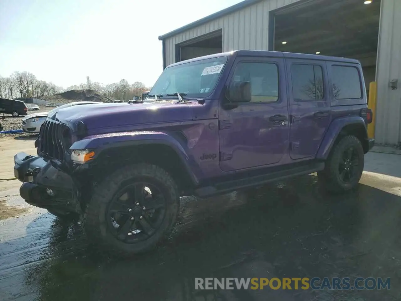 1 Photograph of a damaged car 1C4HJXEN9PW589084 JEEP WRANGLER 2023