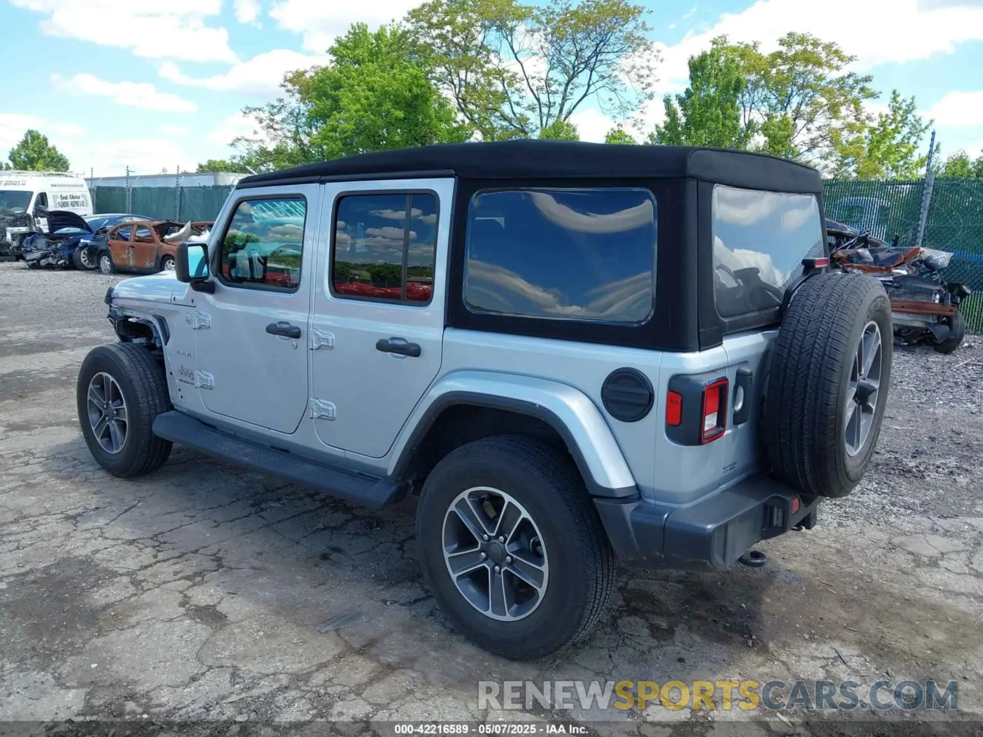3 Photograph of a damaged car 1C4HJXEN9PW634797 JEEP WRANGLER 2023