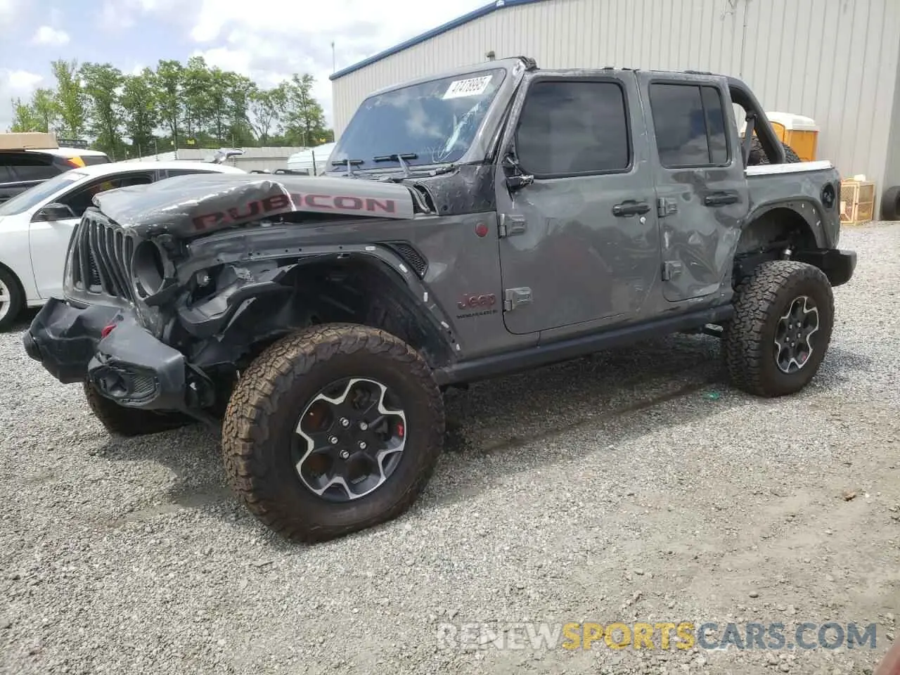 1 Photograph of a damaged car 1C4HJXFG2PW654115 JEEP WRANGLER 2023