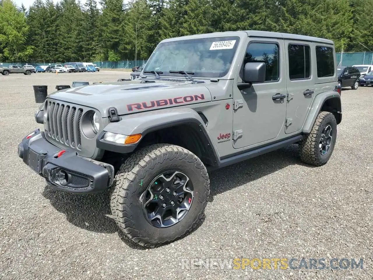 1 Photograph of a damaged car 1C4HJXFG3PW600015 JEEP WRANGLER 2023