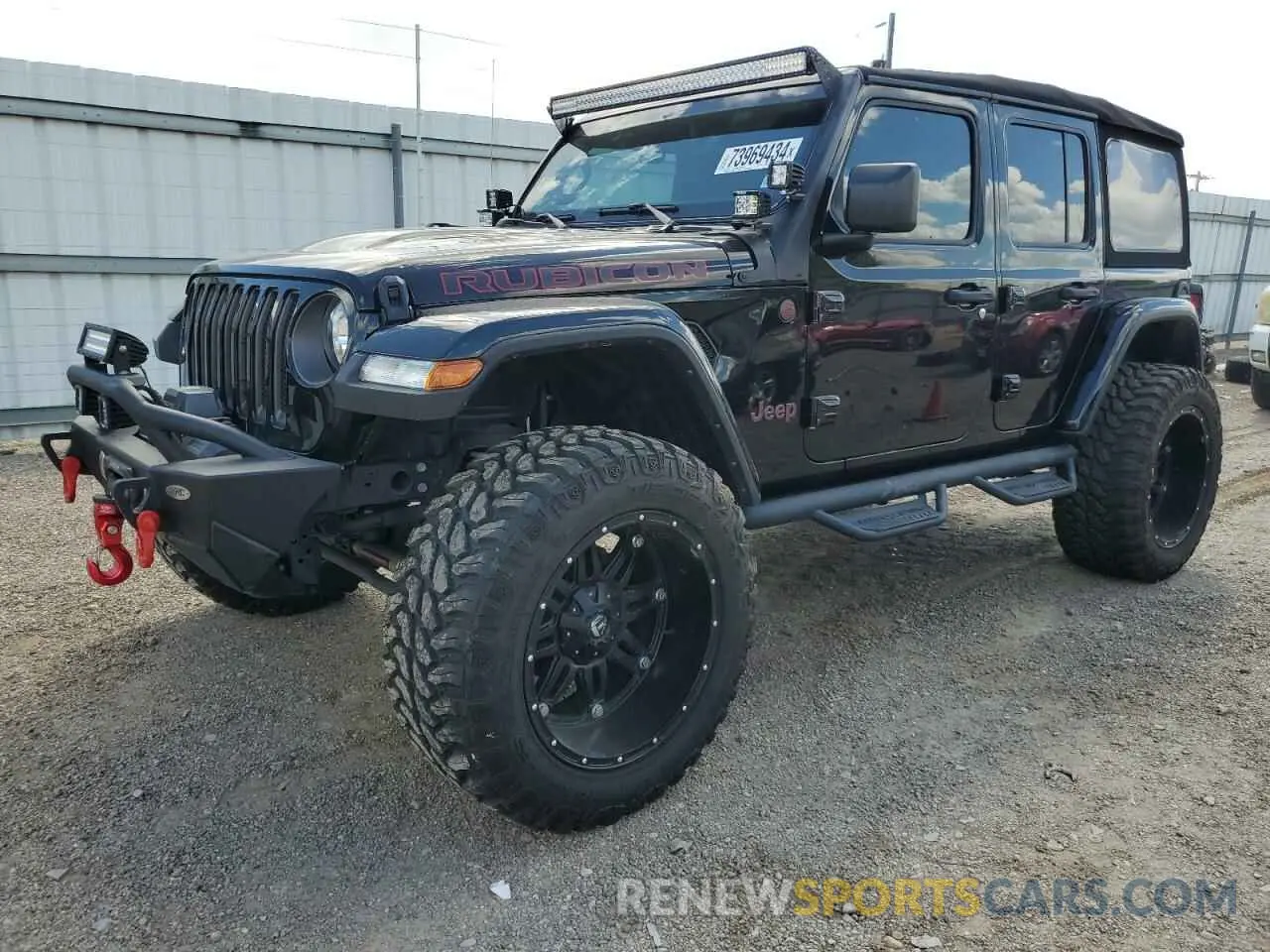 1 Photograph of a damaged car 1C4HJXFG3PW682375 JEEP WRANGLER 2023