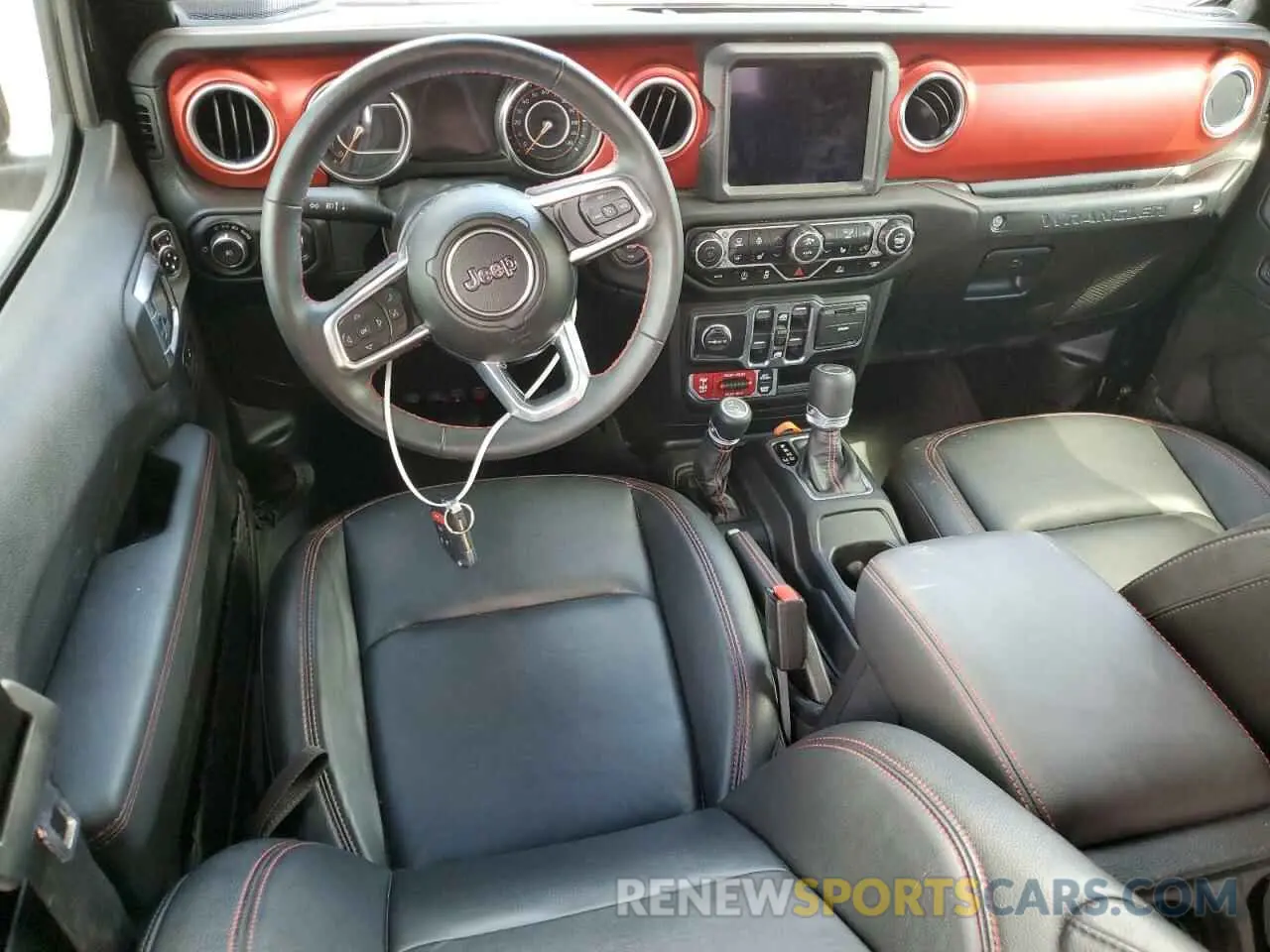 8 Photograph of a damaged car 1C4HJXFG3PW682375 JEEP WRANGLER 2023