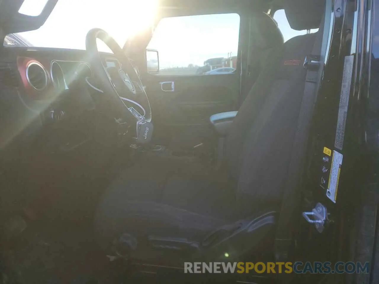 7 Photograph of a damaged car 1C4HJXFG6PW655624 JEEP WRANGLER 2023