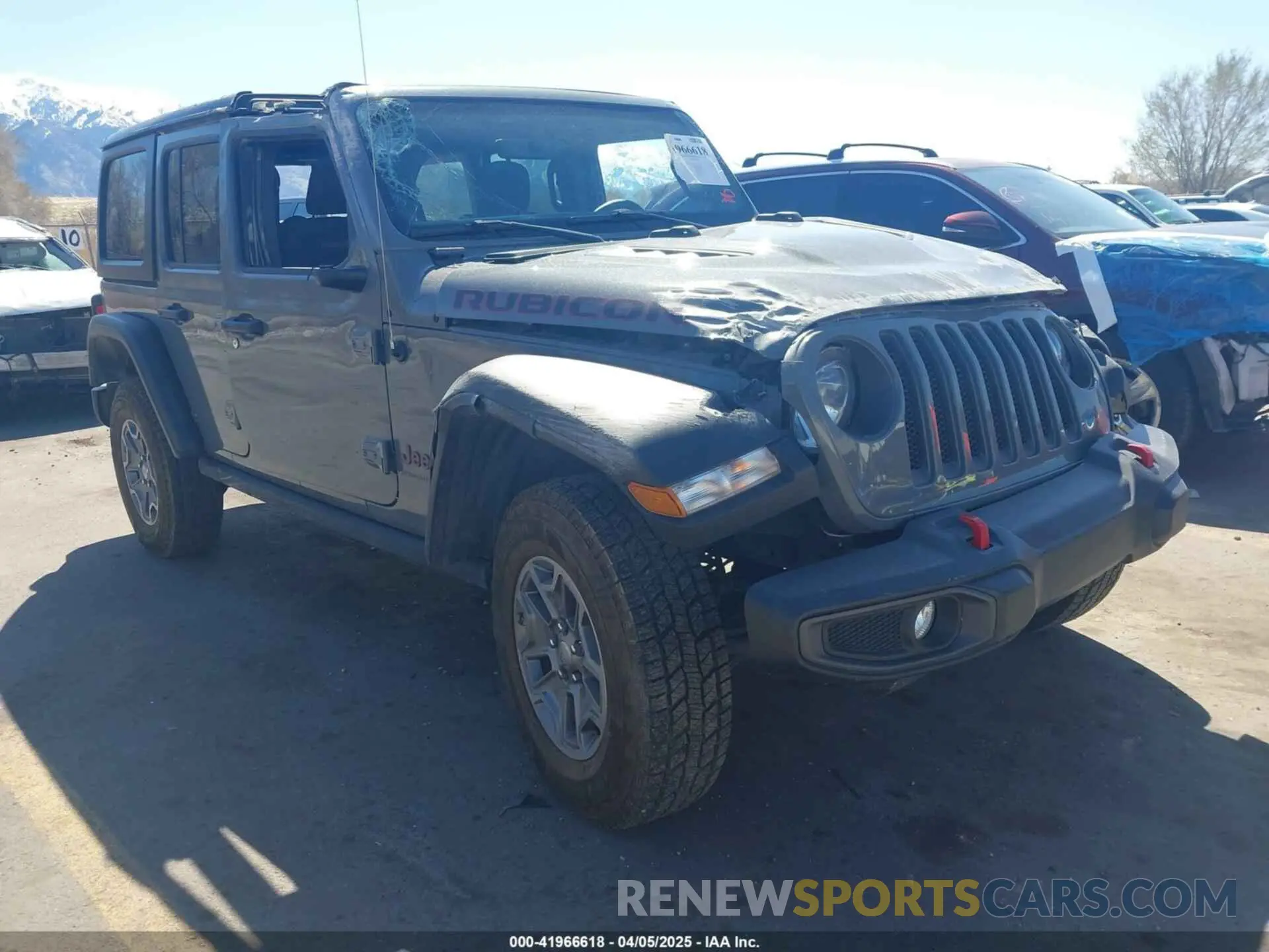 1 Photograph of a damaged car 1C4HJXFG8PW507703 JEEP WRANGLER 2023