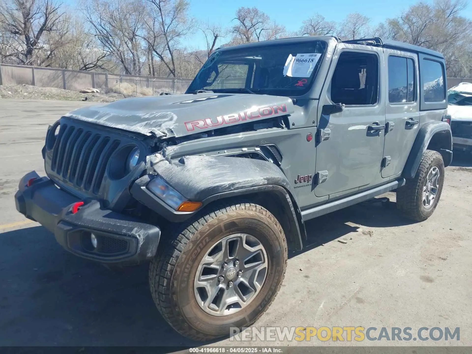 2 Photograph of a damaged car 1C4HJXFG8PW507703 JEEP WRANGLER 2023
