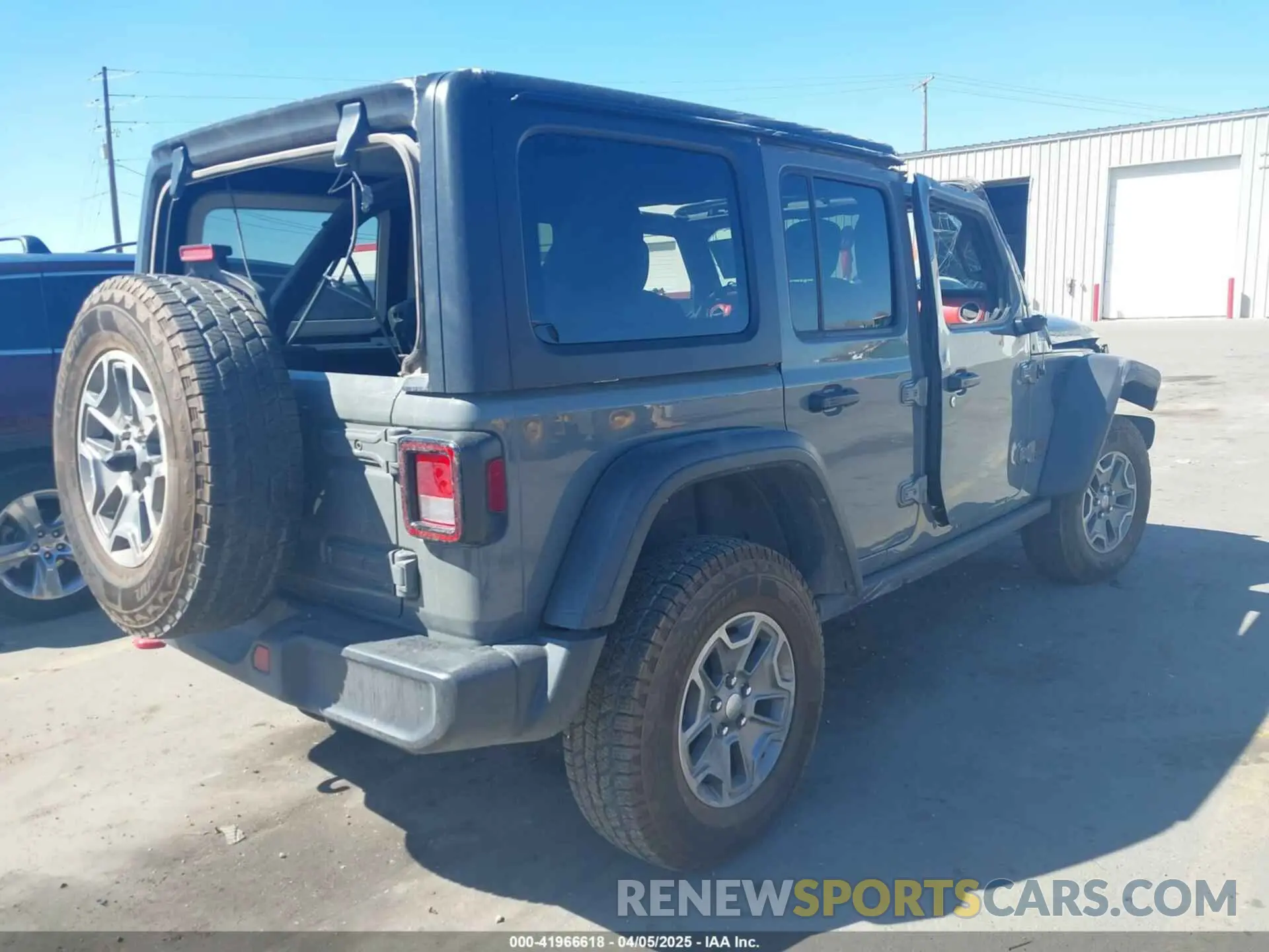 4 Photograph of a damaged car 1C4HJXFG8PW507703 JEEP WRANGLER 2023